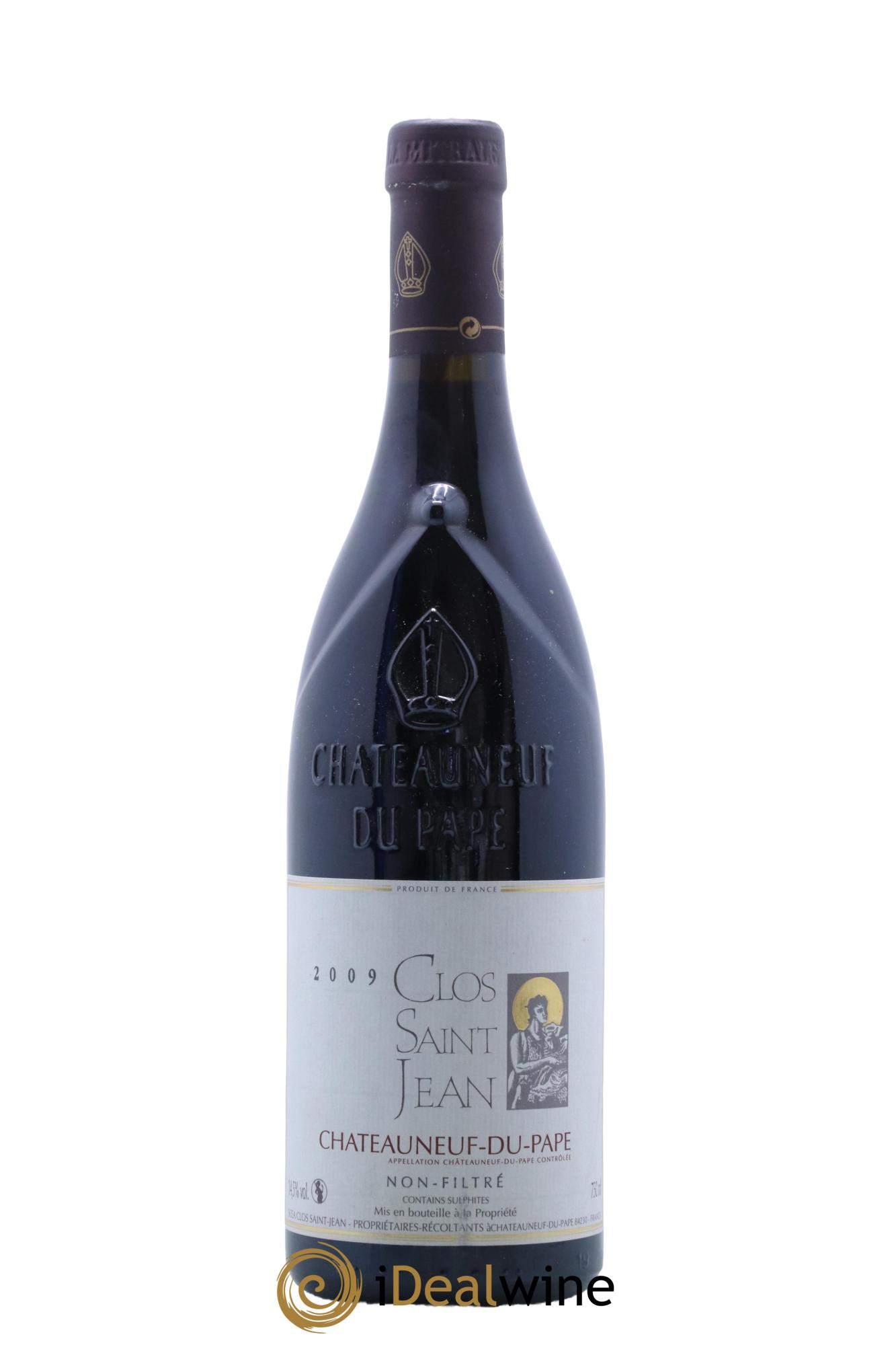 Châteauneuf-du-Pape Clos Saint-Jean Pascal et Vincent Maurel  2009 - Posten von 1 Flasche - 0