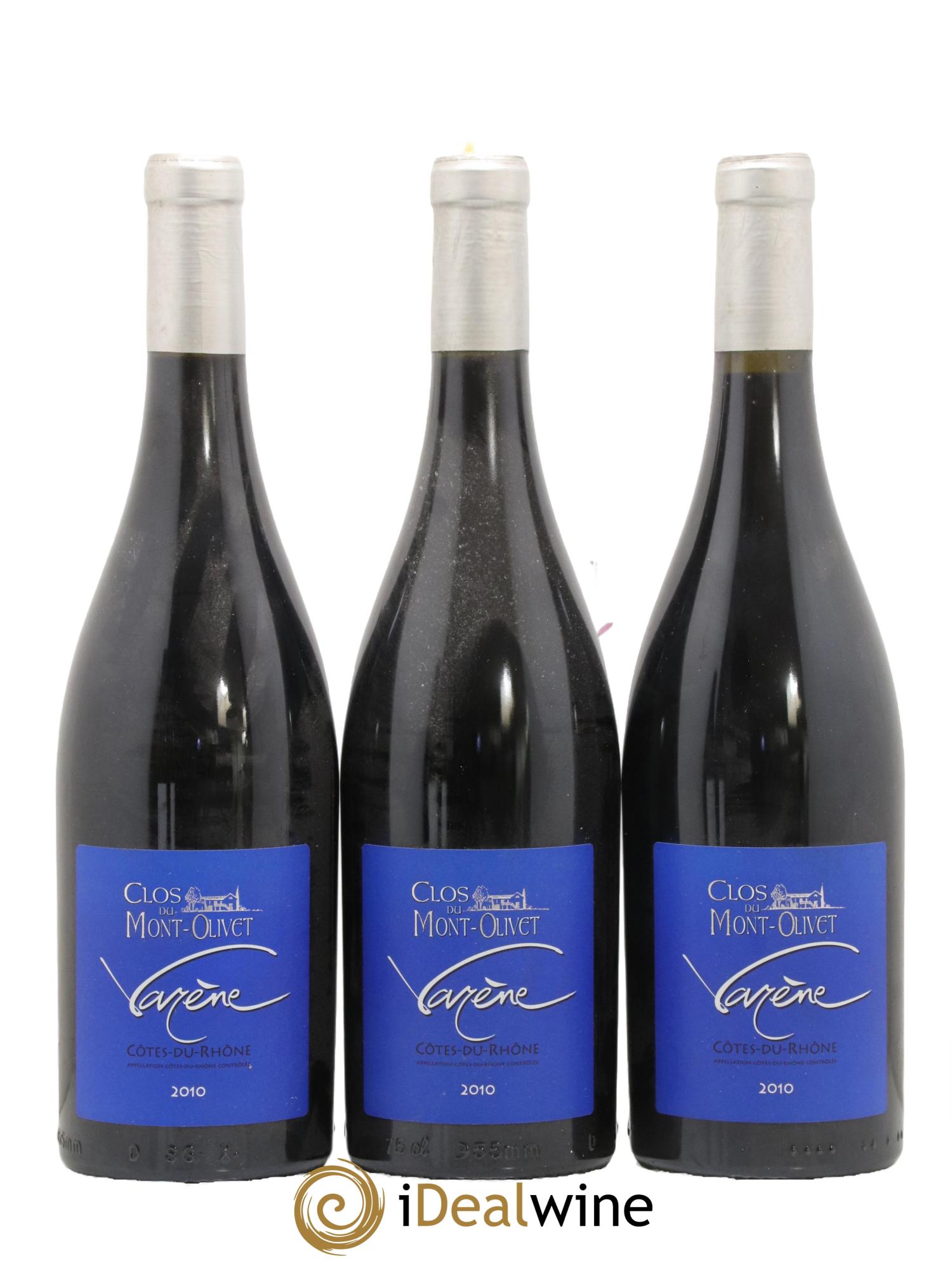 Côtes du Rhône Varène Clos du Mont Olivet 2010 - Posten von 3 Flaschen - 0