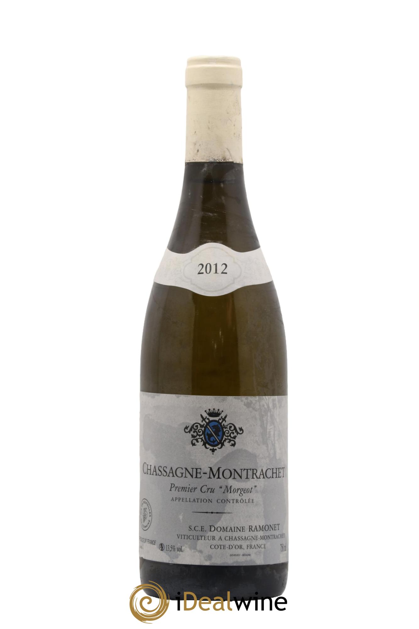 Chassagne-Montrachet 1er Cru Morgeot Ramonet (Domaine) 2012 - Lot of 1 bottle - 0