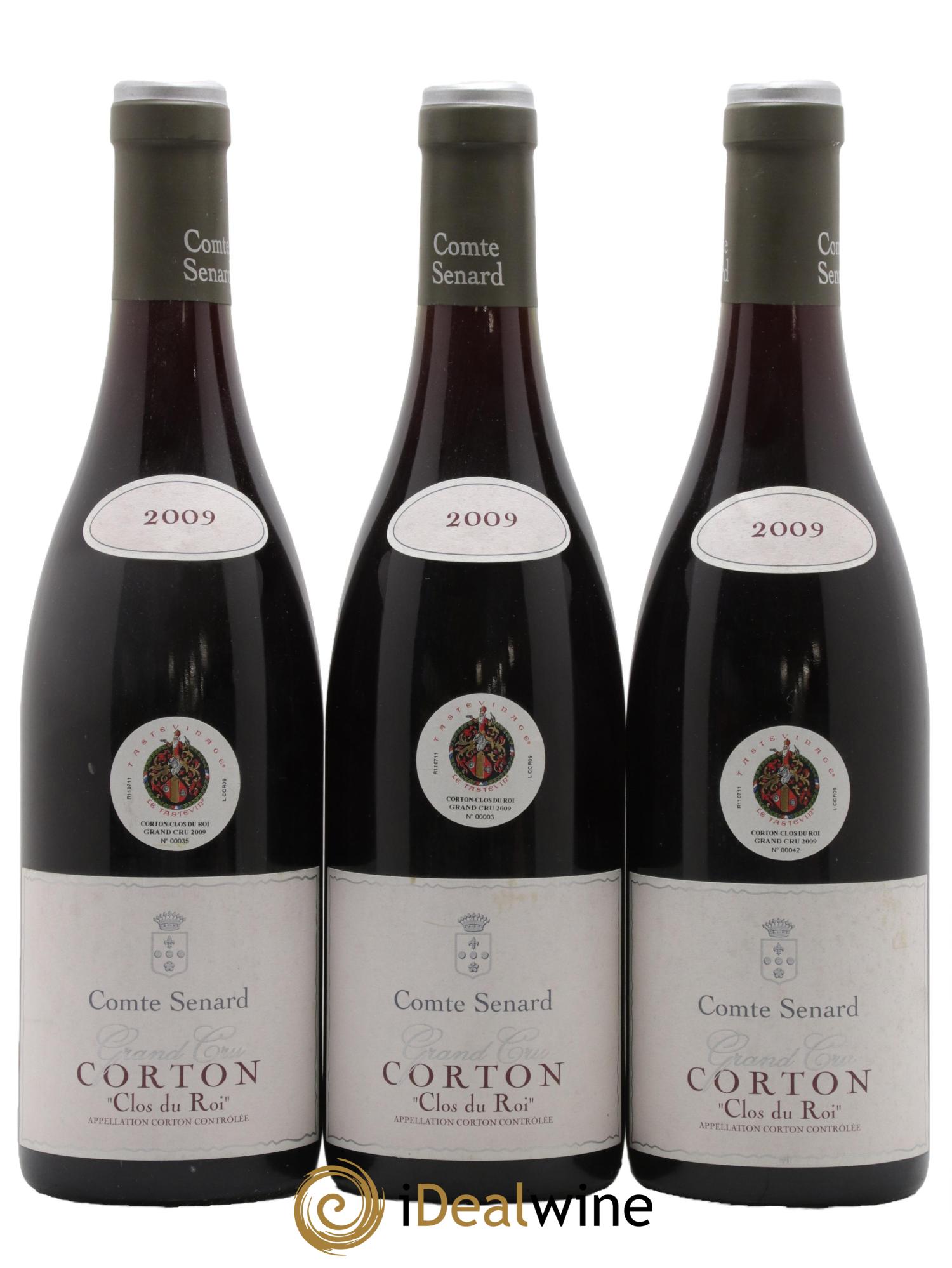 Corton Clos du Roi Comte Senard 2009 - Lot de 3 bouteilles - 0