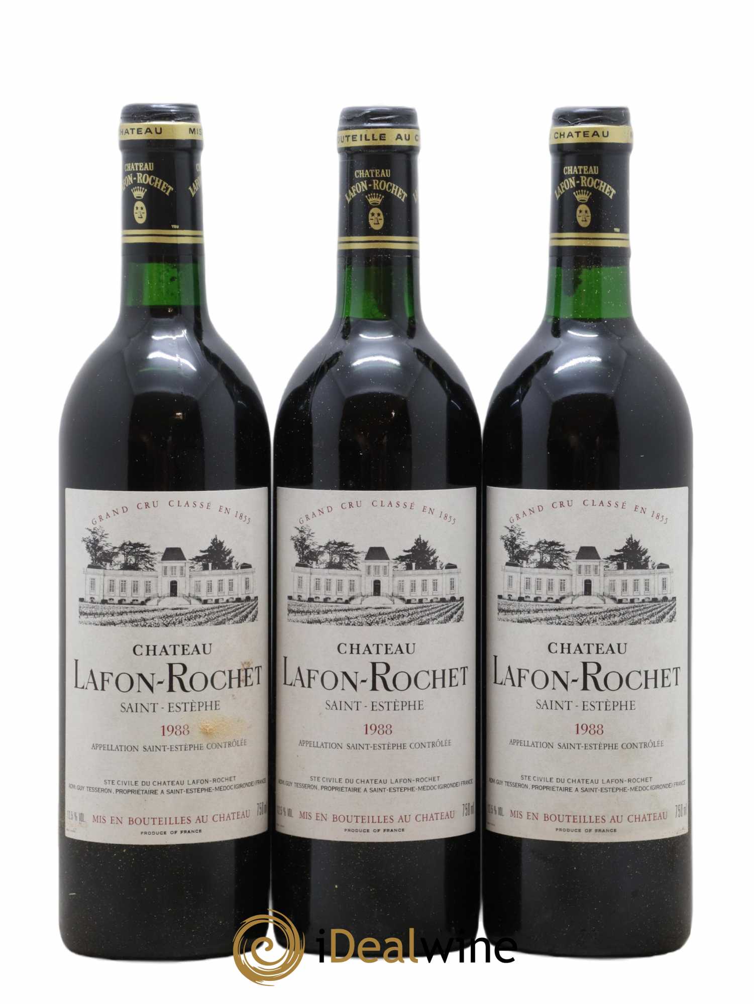 Château Lafon Rochet 4ème Grand Cru Classé 1988 - Lot of 12 bottles - 4