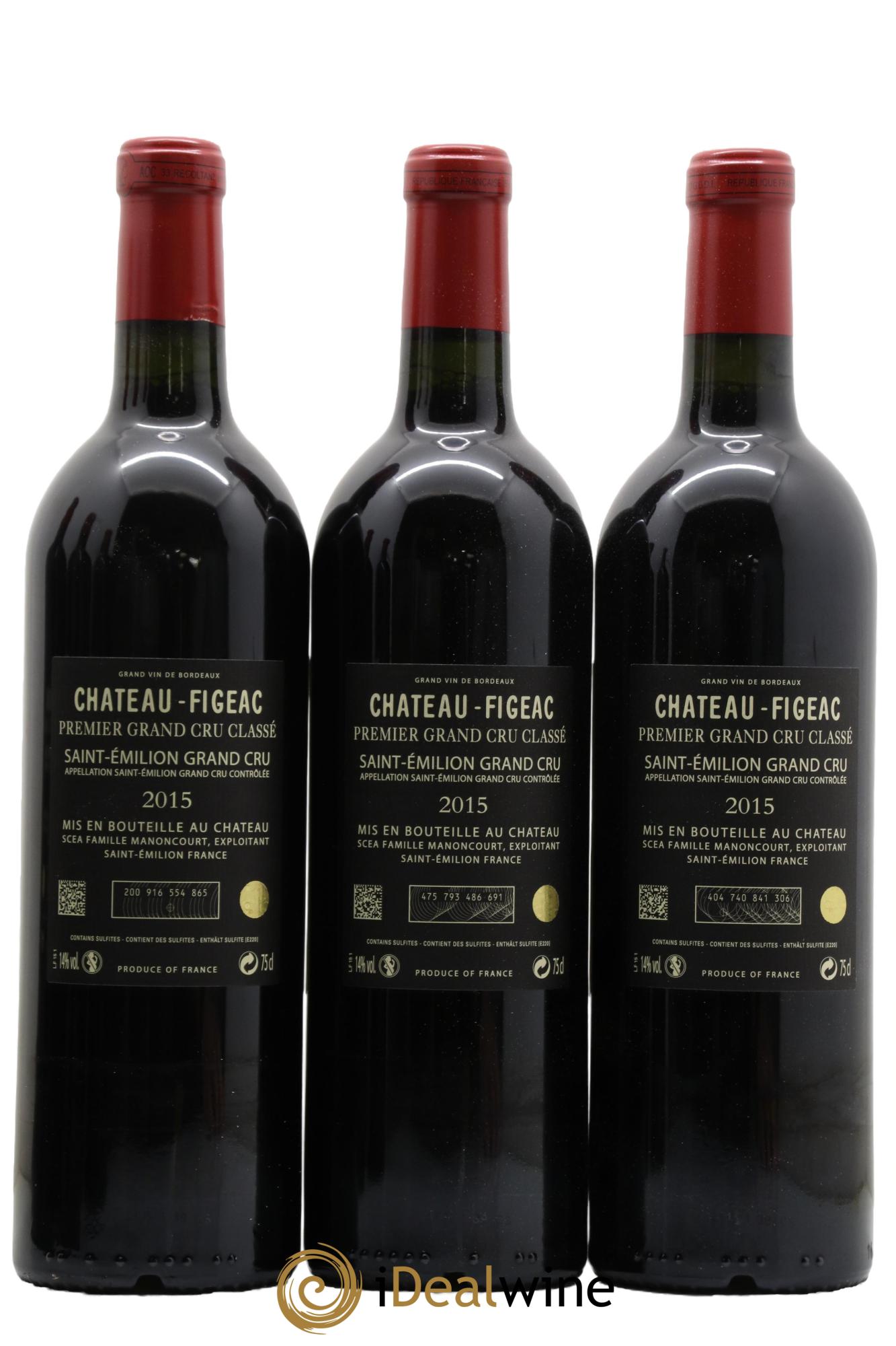 Château Figeac 1er Grand Cru Classé A 2015 - Lot de 6 bouteilles - 4