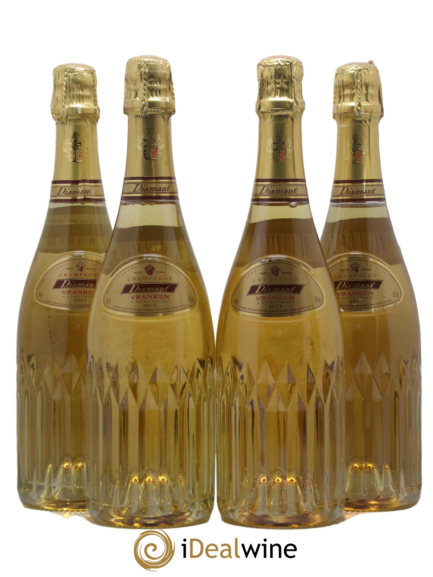 Champagne Diamant Maison Vranken - Lot de 4 bouteilles - 0