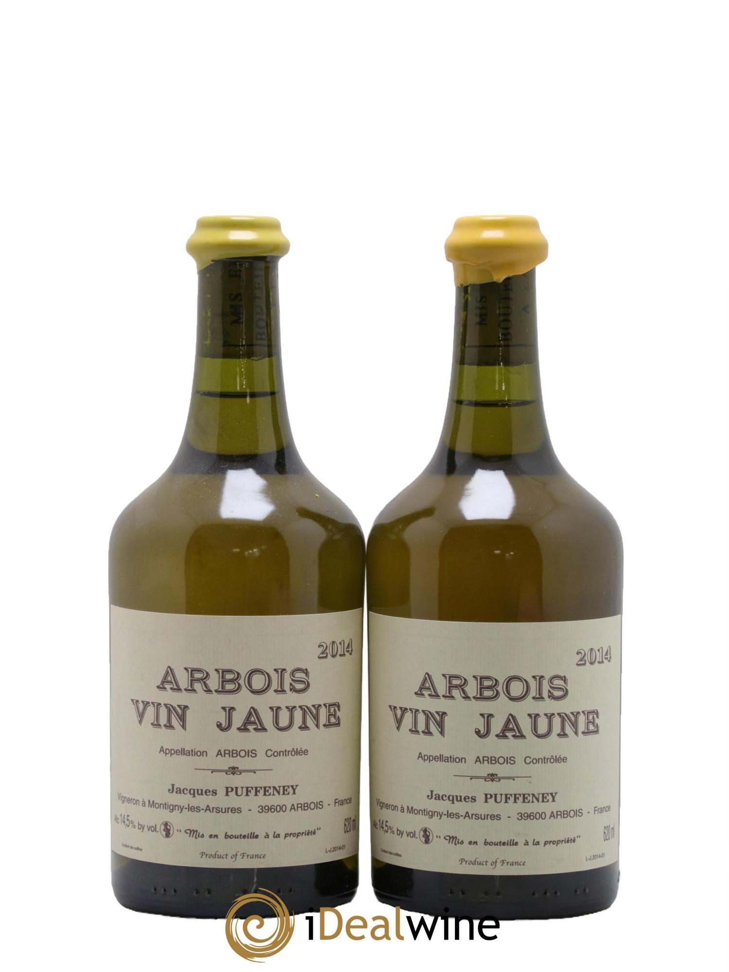 Arbois Vin Jaune Jacques Puffeney 2014 - Lot of 2 Clavelins - 0