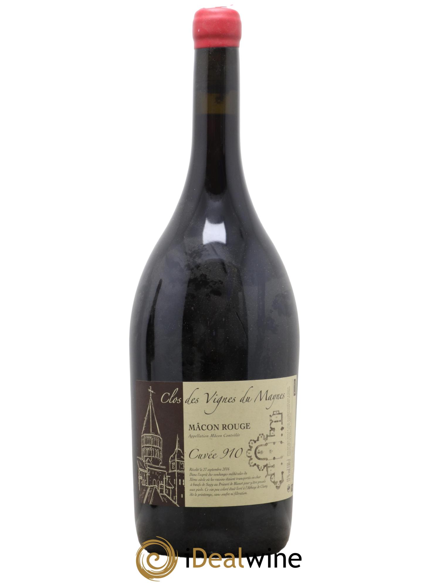 Mâcon Cuvée 910 Les Vignes du Maynes 2016 - Lot de 1 magnum - 0