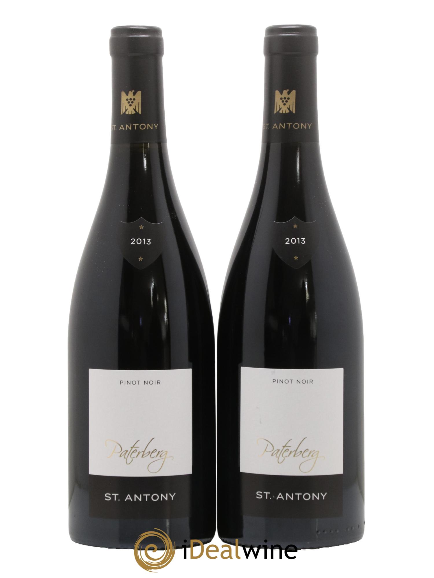 Allemagne Pinot Noir Paterberg Grosses Gewachs St.Antony 2013 - Posten von 2 Flaschen - 0