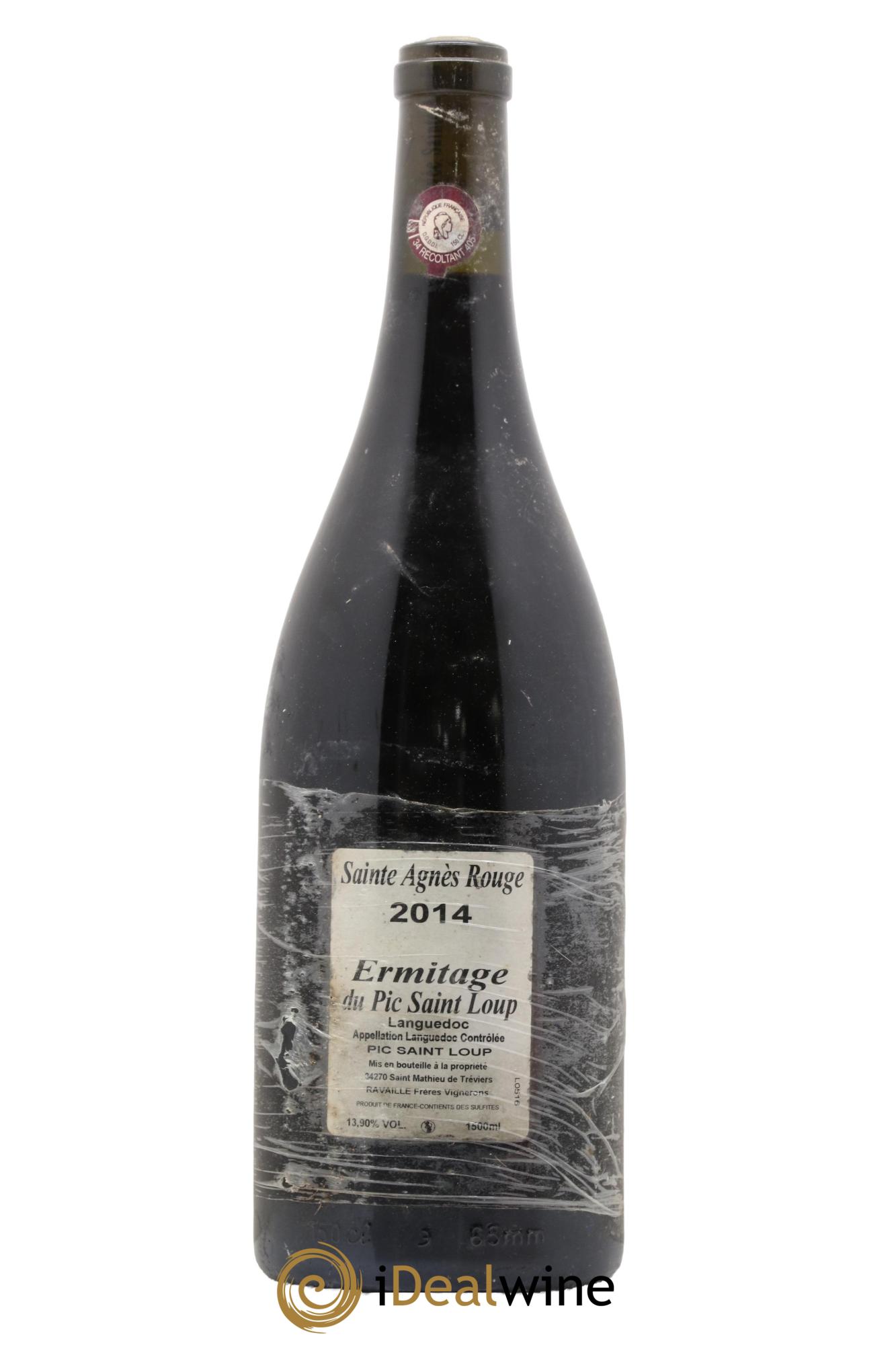 Pic Saint-Loup Héritage du Pic Saint-Loup (anciennement Ermitage) Cuvée Sainte Agnès 2014 - Lot of 1 magnum - 1