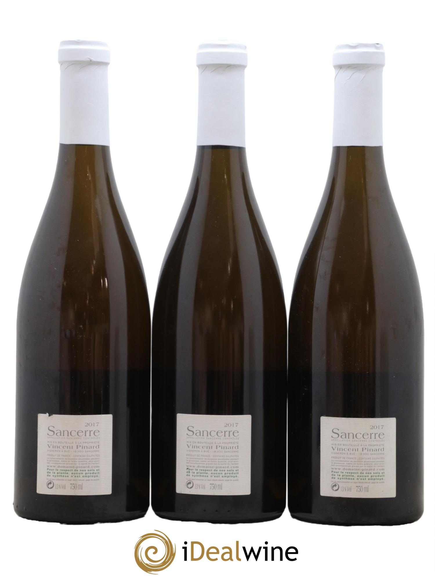 Sancerre Chêne Marchand Vincent Pinard 2017 - Posten von 3 Flaschen - 1