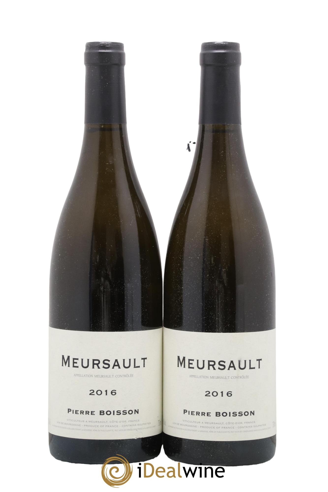 Meursault Pierre Boisson (Domaine) 2016 - Lot de 2 bouteilles - 0