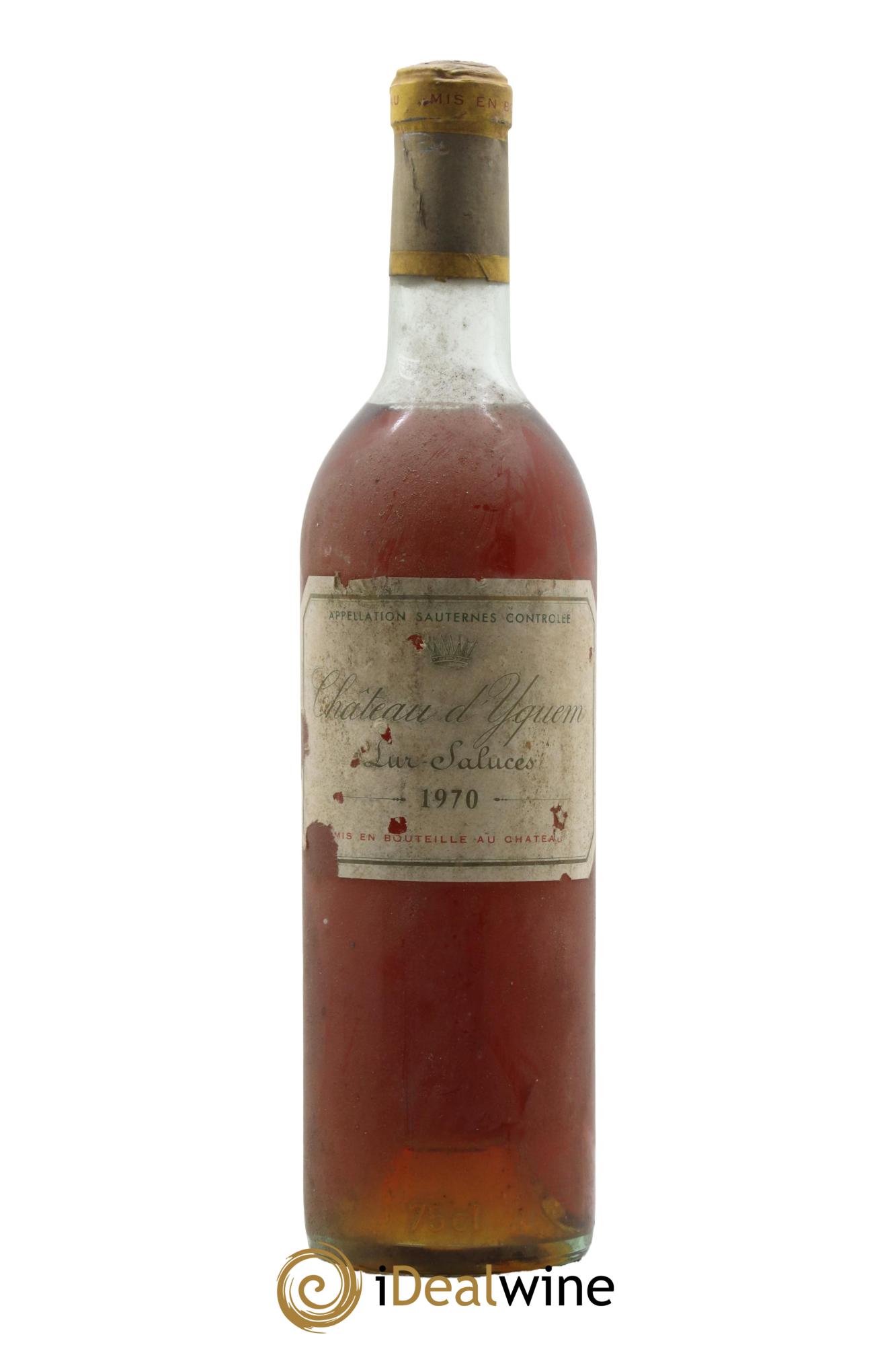 Château d' Yquem 1er Cru Classé Supérieur 1970 - Lot de 1 bouteille - 0