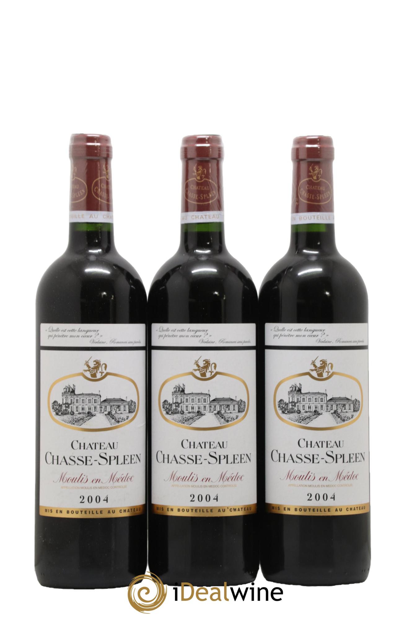 Château Chasse Spleen 2004 - Lot de 6 bouteilles - 1