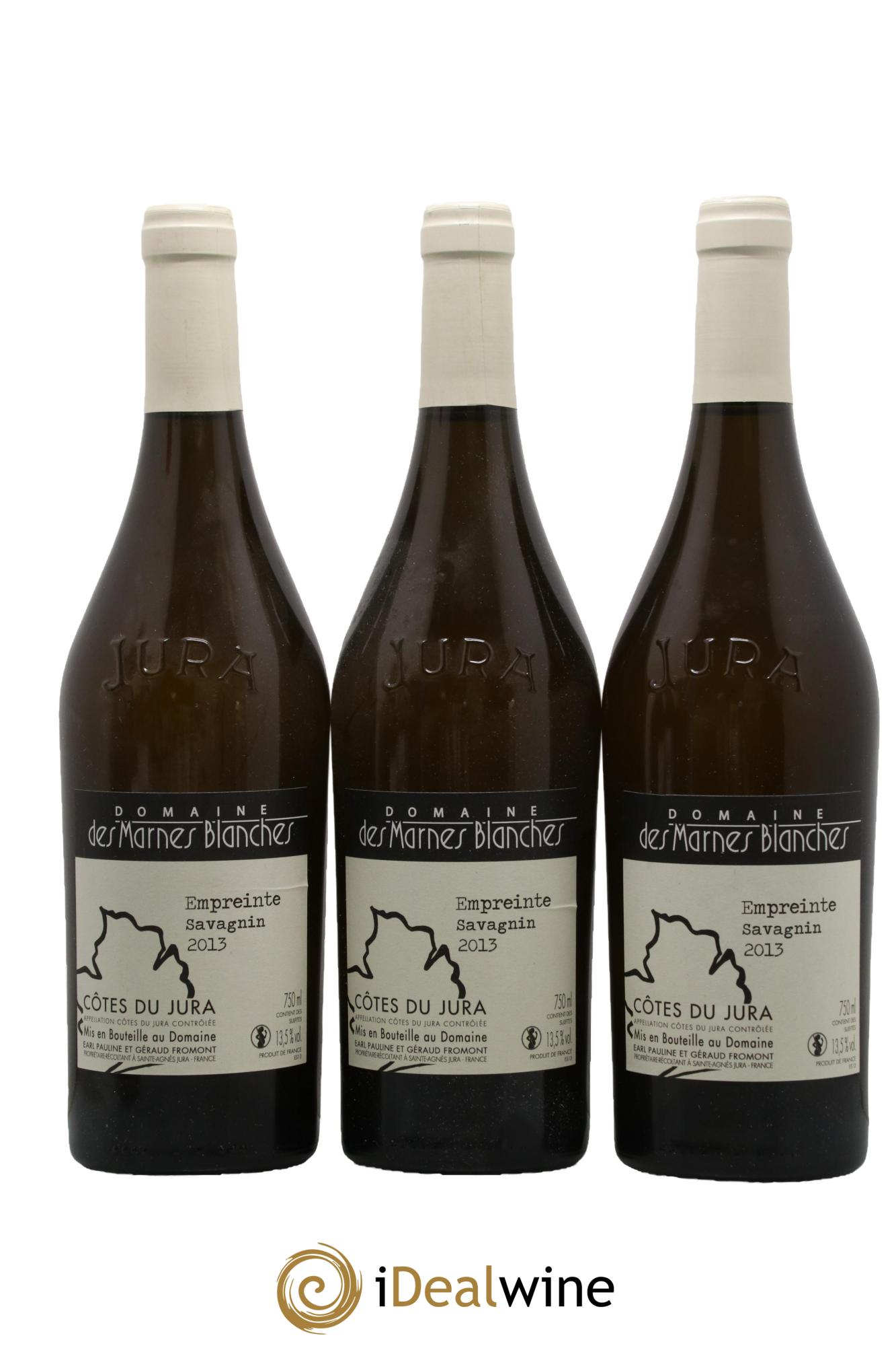 Côtes du Jura Savagnin Empreinte Sous Voile  Marnes Blanches (Domaine des) 2013 - Lot of 3 bottles - 0