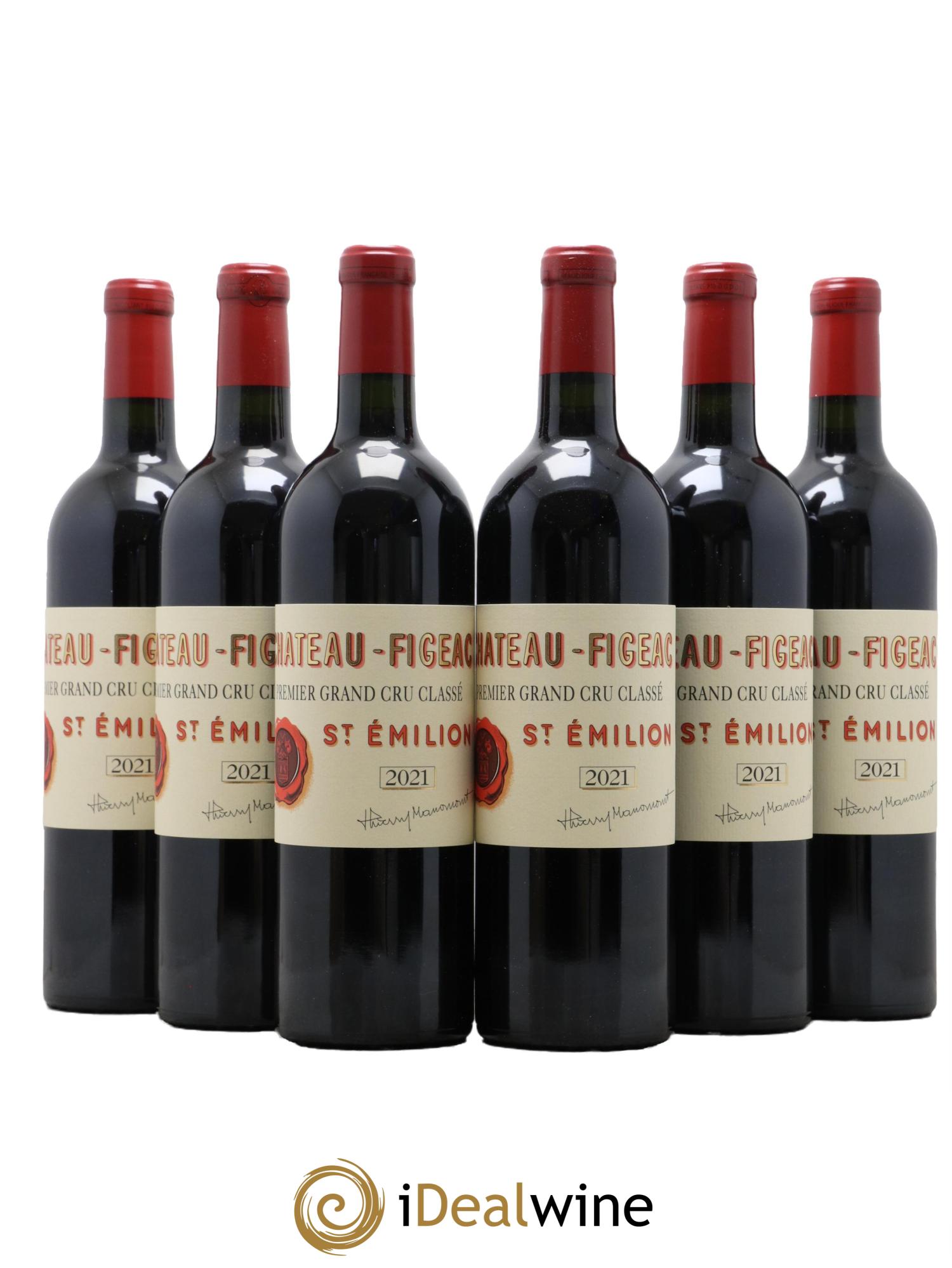 Château Figeac 1er Grand Cru Classé A 2021 - Lot de 6 bouteilles - 0