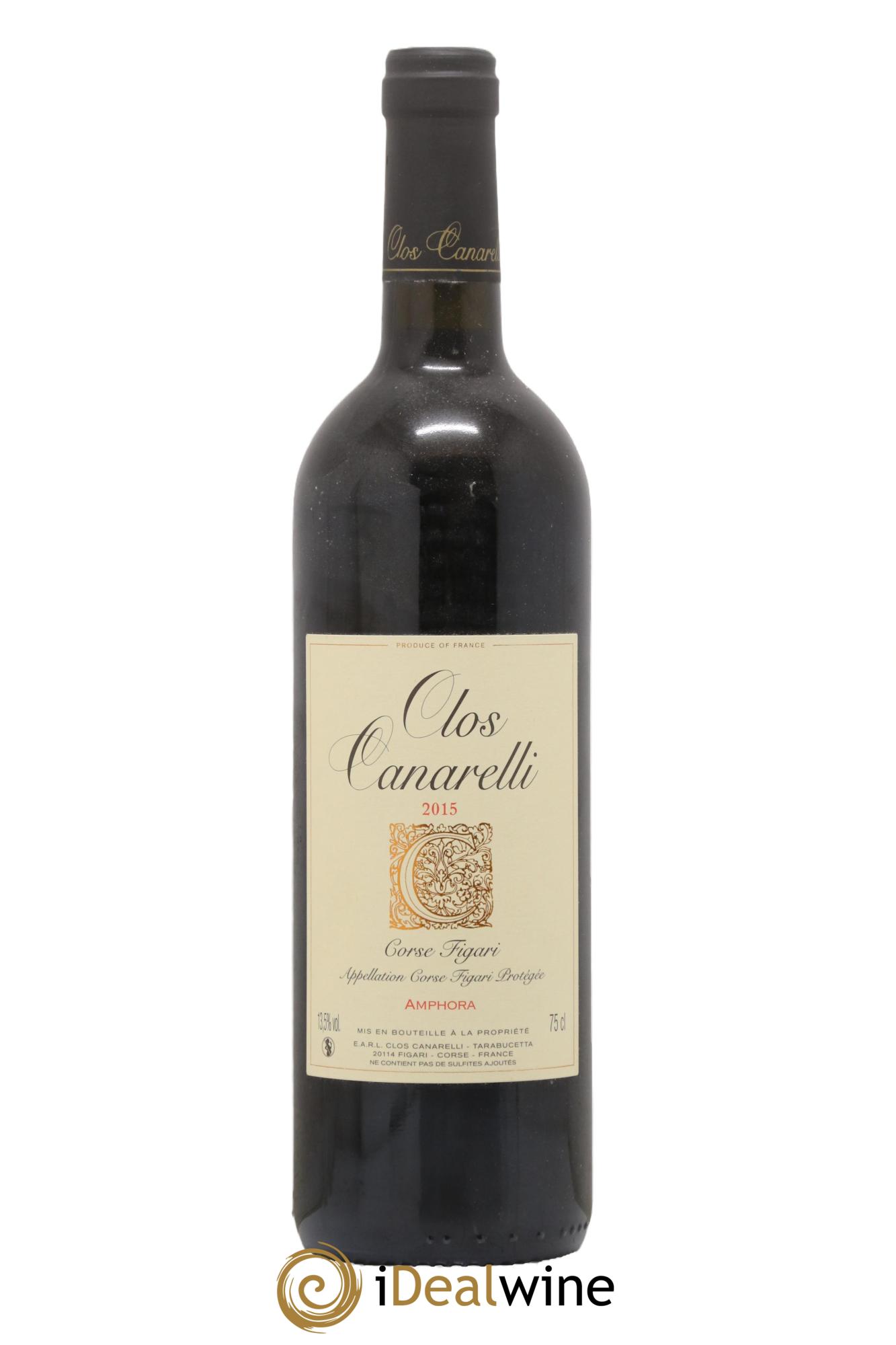 Figari Amphora Clos Canarelli 2015 - Lot de 1 bouteille - 0