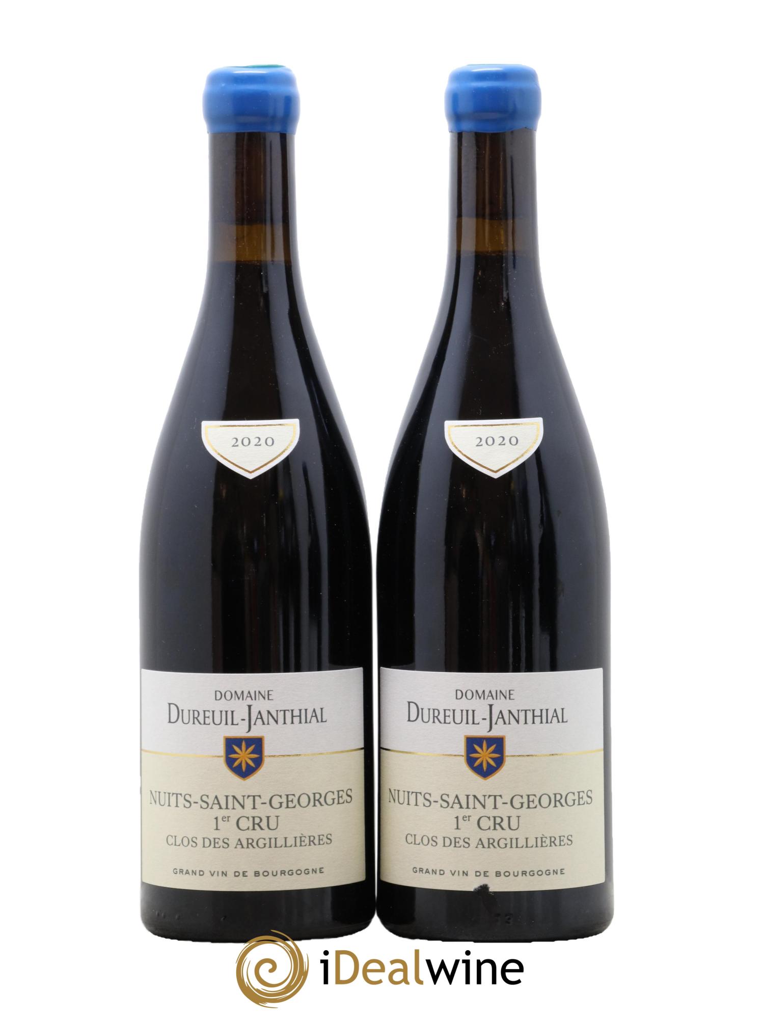 Nuits Saint-Georges 1er Cru Clos des Argillières Vincent Dureuil-Janthial 2020 - Lot of 2 bottles - 0