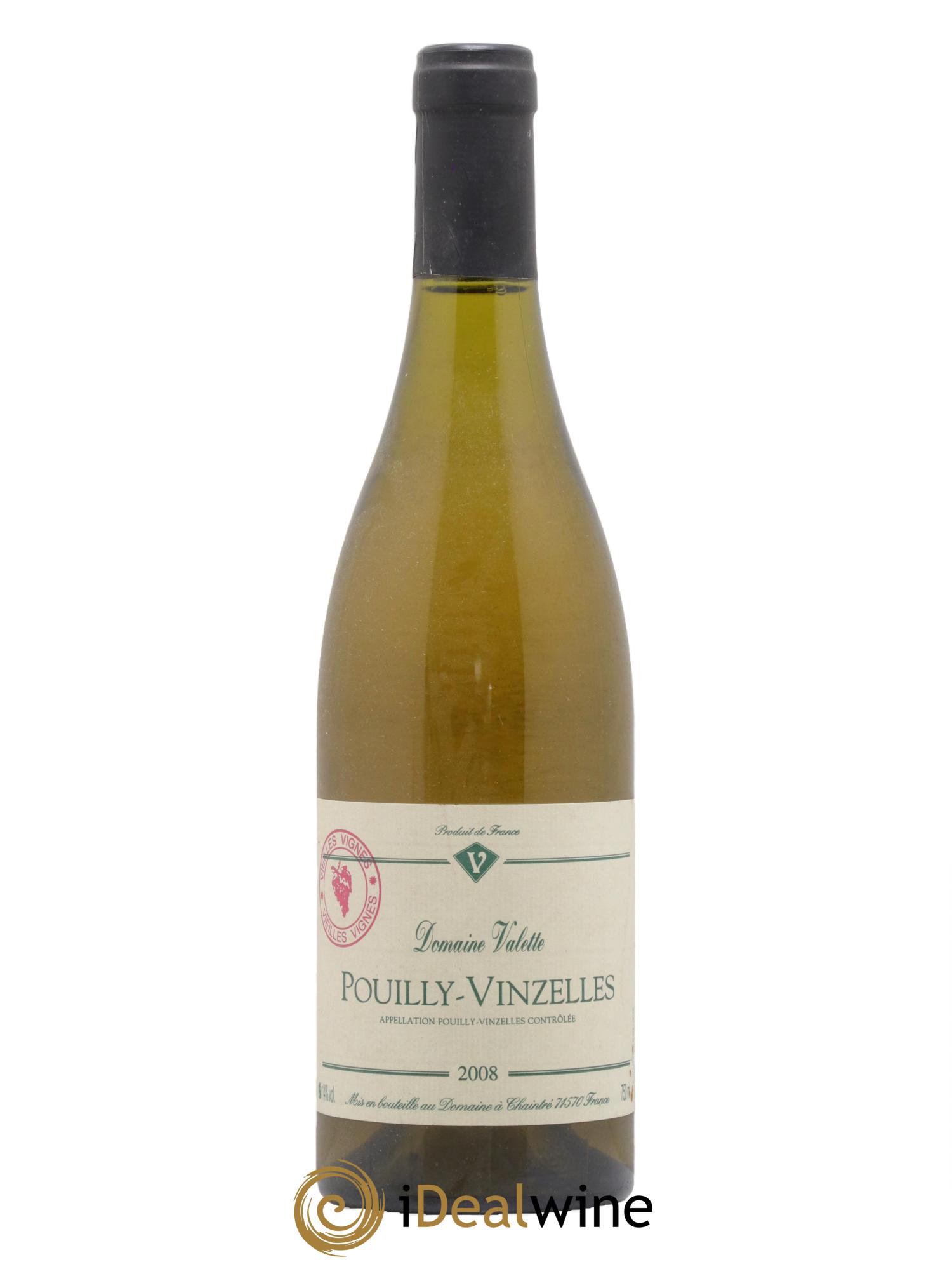 Pouilly-Vinzelles Vieilles Vignes Valette (Domaine) 2008 - Lot de 1 bouteille - 0