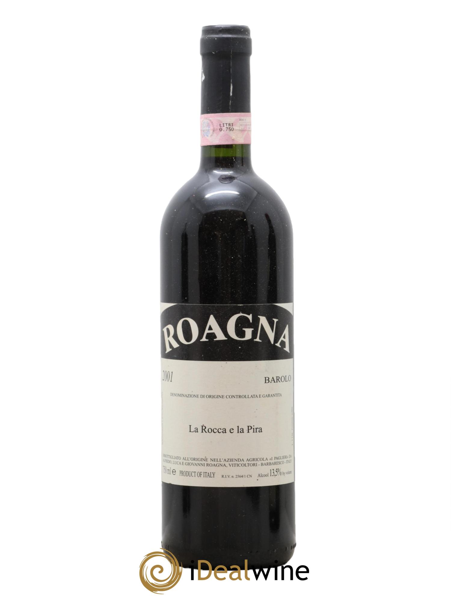 Barolo DOCG La Rocca E La Pira Roagna 2001 - Lotto di 1 bottiglia - 0