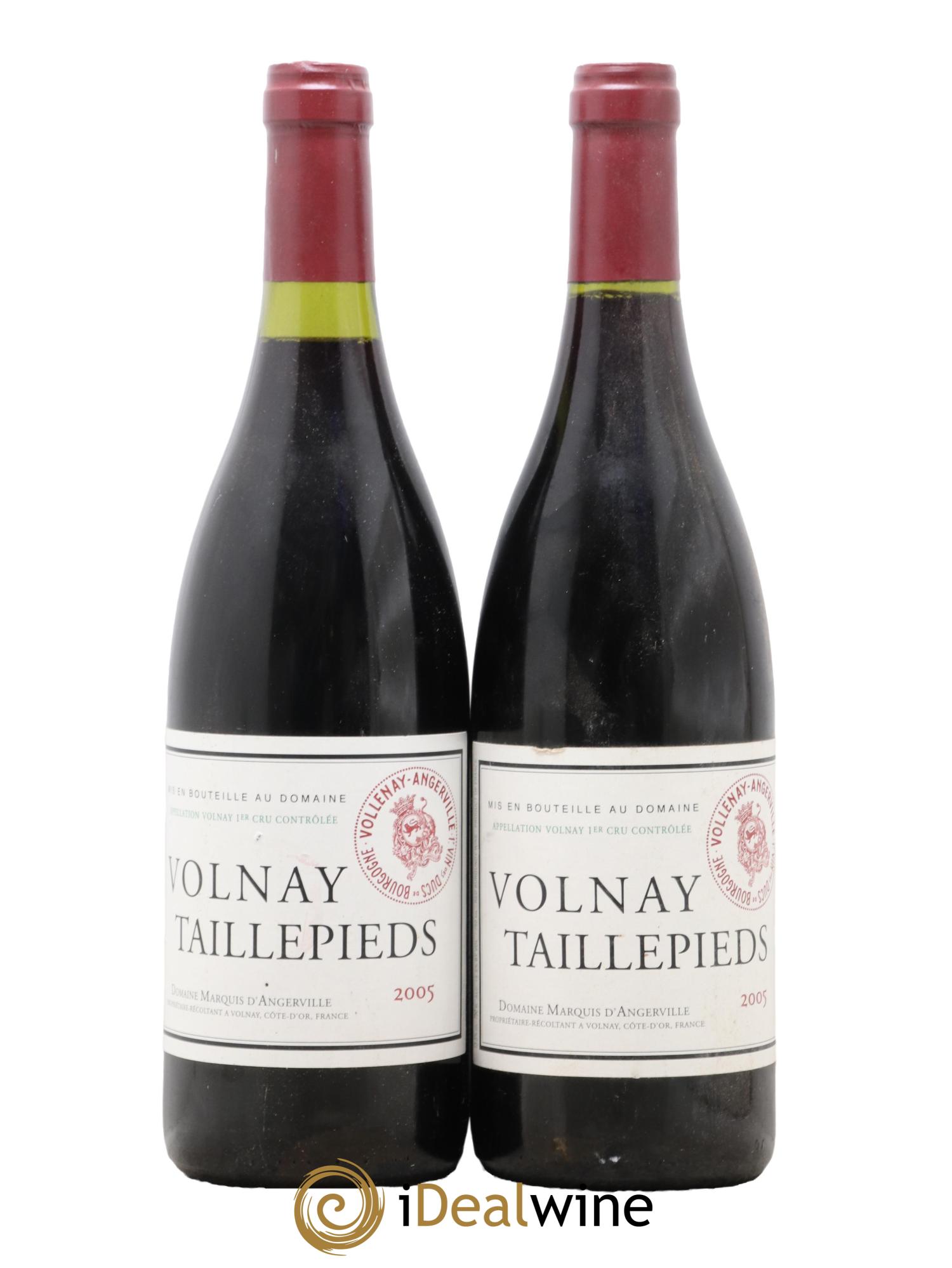 Volnay 1er Cru Taillepieds Marquis d'Angerville (Domaine) 2005 - Posten von 2 Flaschen - 0