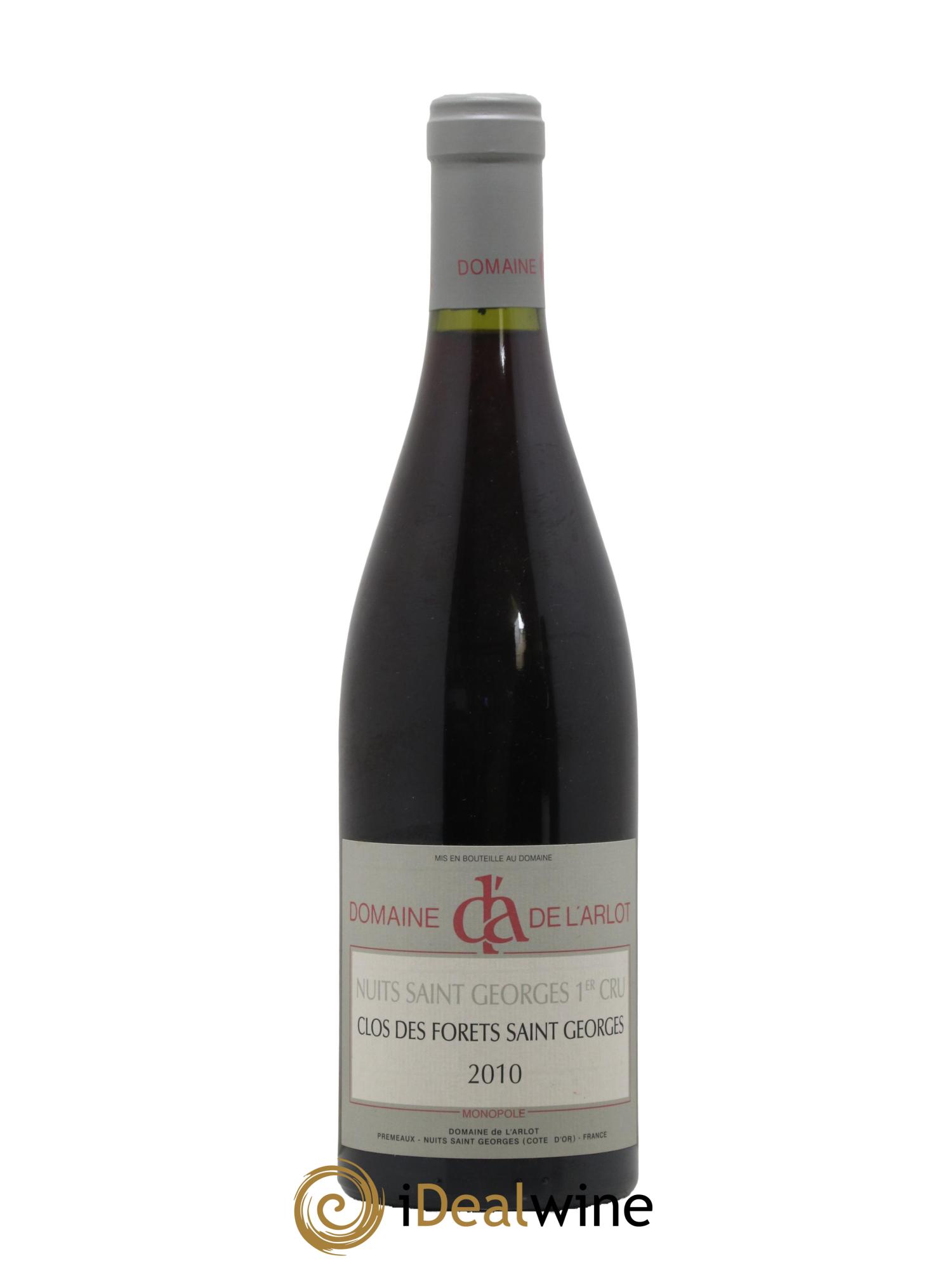 Nuits Saint-Georges 1er Cru Clos des Forêts Saint-Georges Domaine de l'Arlot 2010 - Lot of 1 bottle - 0