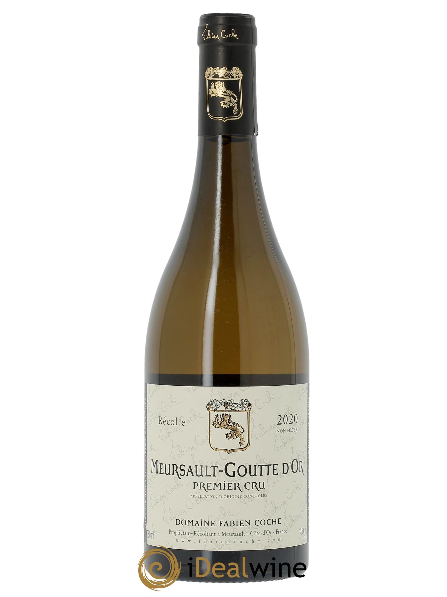 Meursault 1er Cru Goutte d'Or Fabien Coche 2020 - Lotto di 1 bottiglia - 0