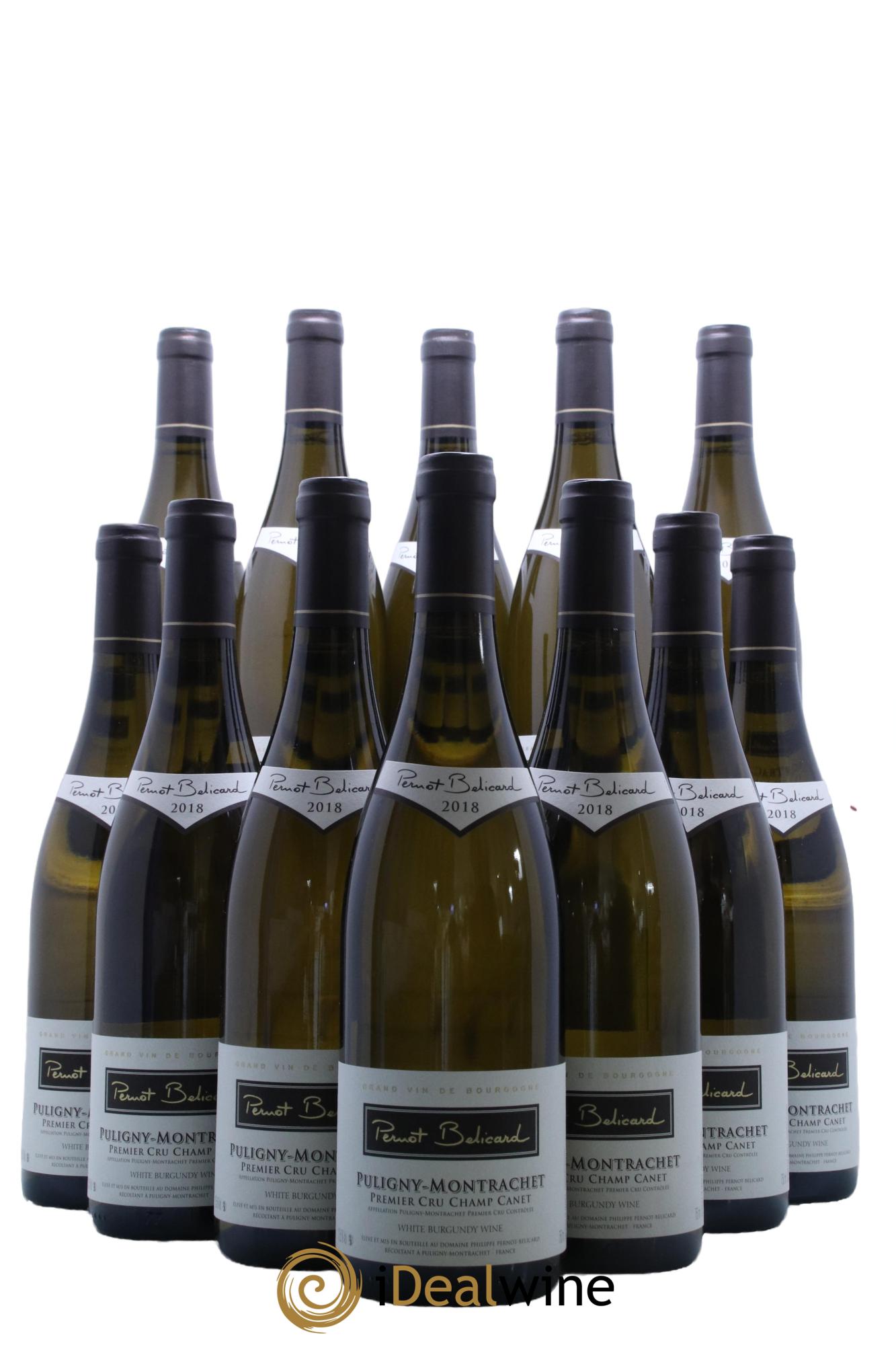 Puligny-Montrachet 1er Cru Champs Canet Domaine Belicard 2018 - Lot de 12 bouteilles - 0