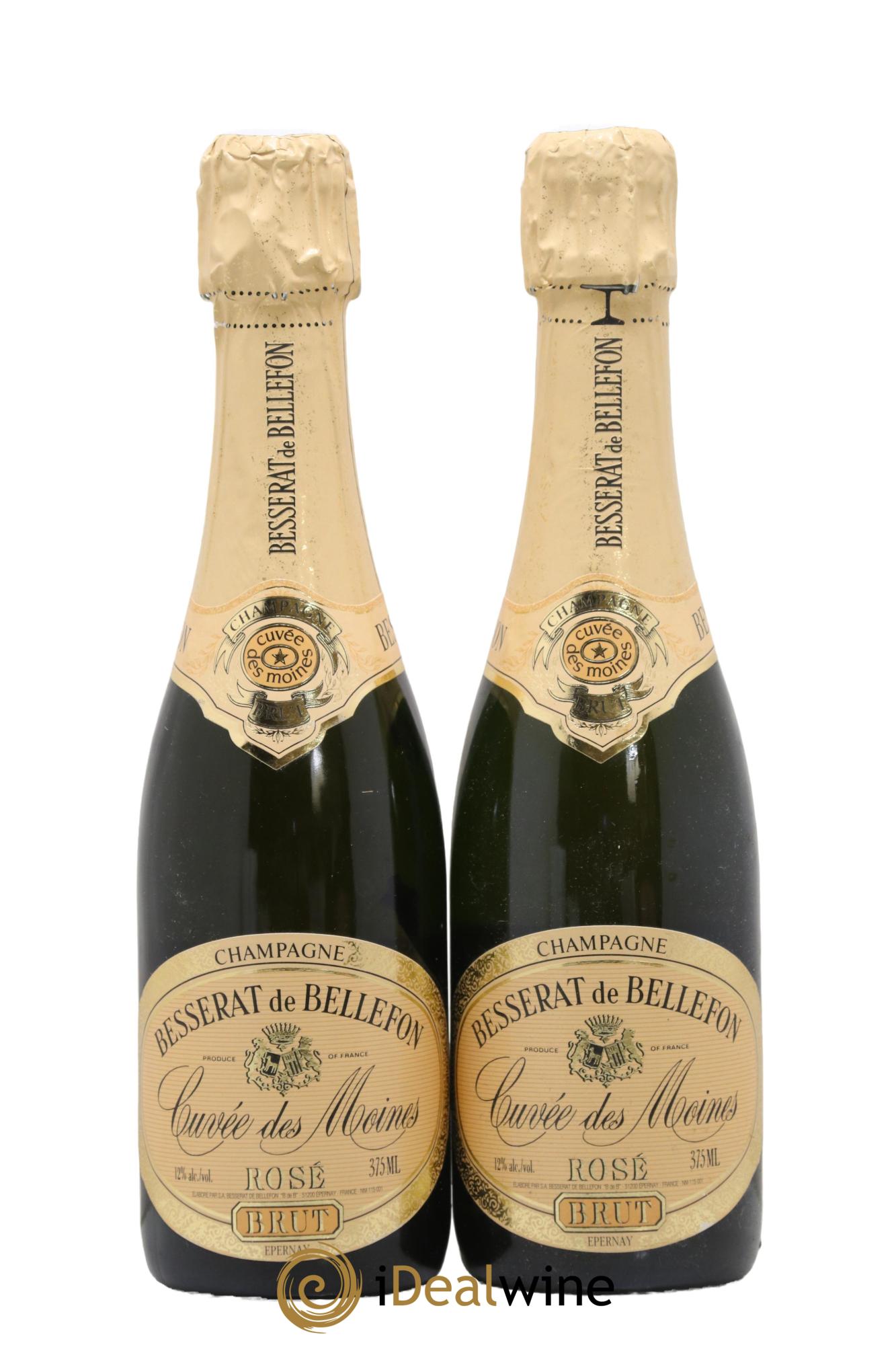 Cuvée des Moines Besserat de Bellefon  - Lot of 2 half-bottles - 0