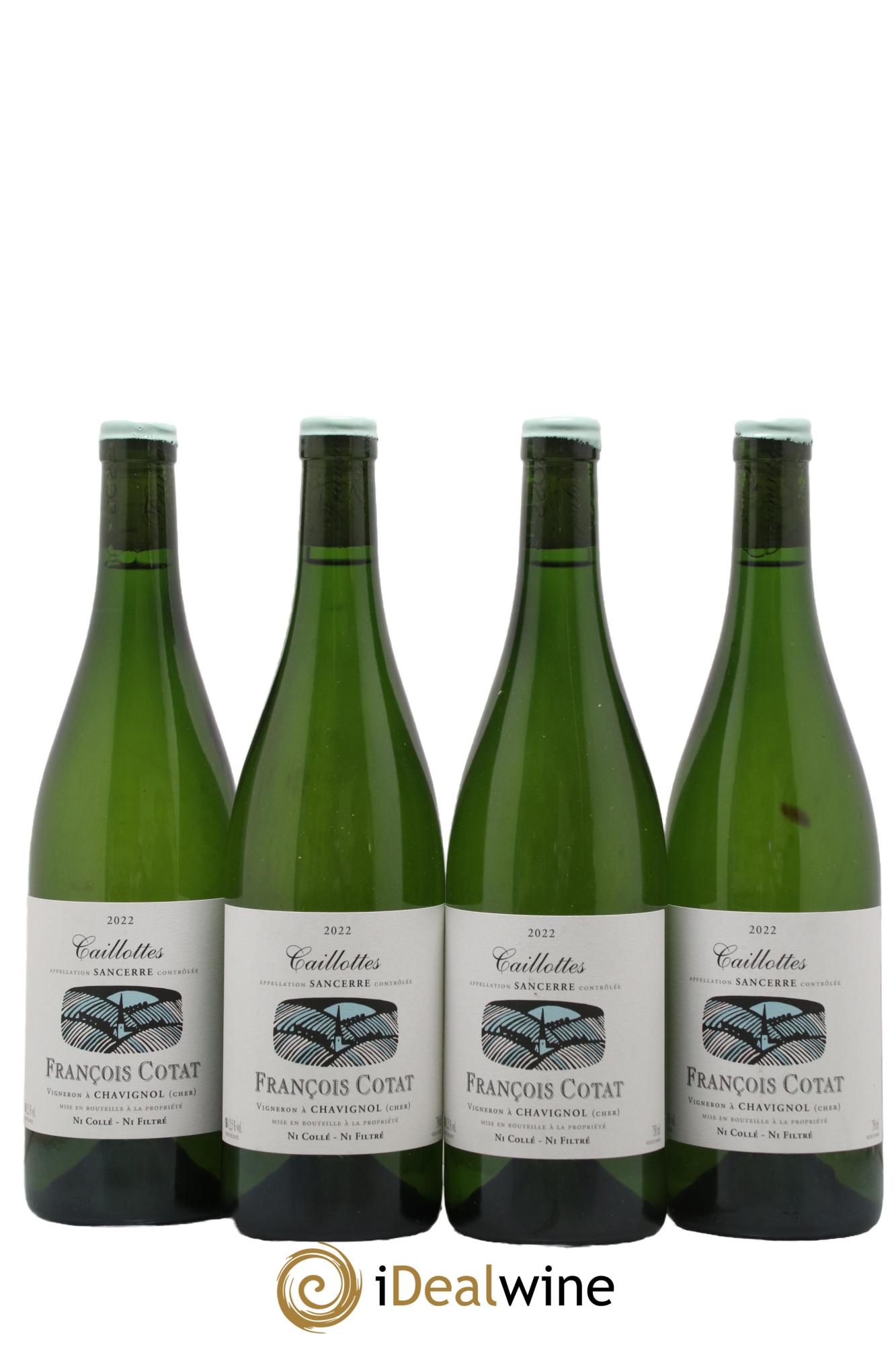 Sancerre Les Caillottes François Cotat 2022 - Posten von 4 Flaschen - 0