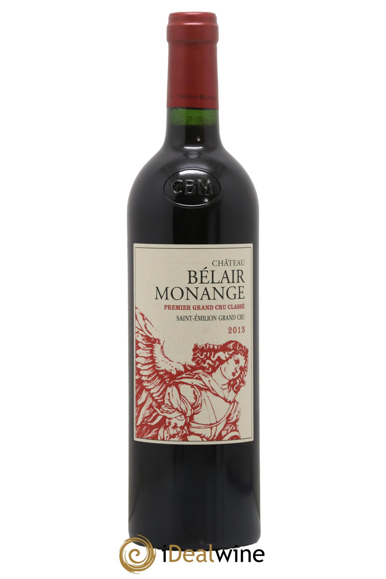 Château Belair (Belair-Monange) 1er Grand Cru Classé B  2015 - Lotto di 1 bottiglia - 0