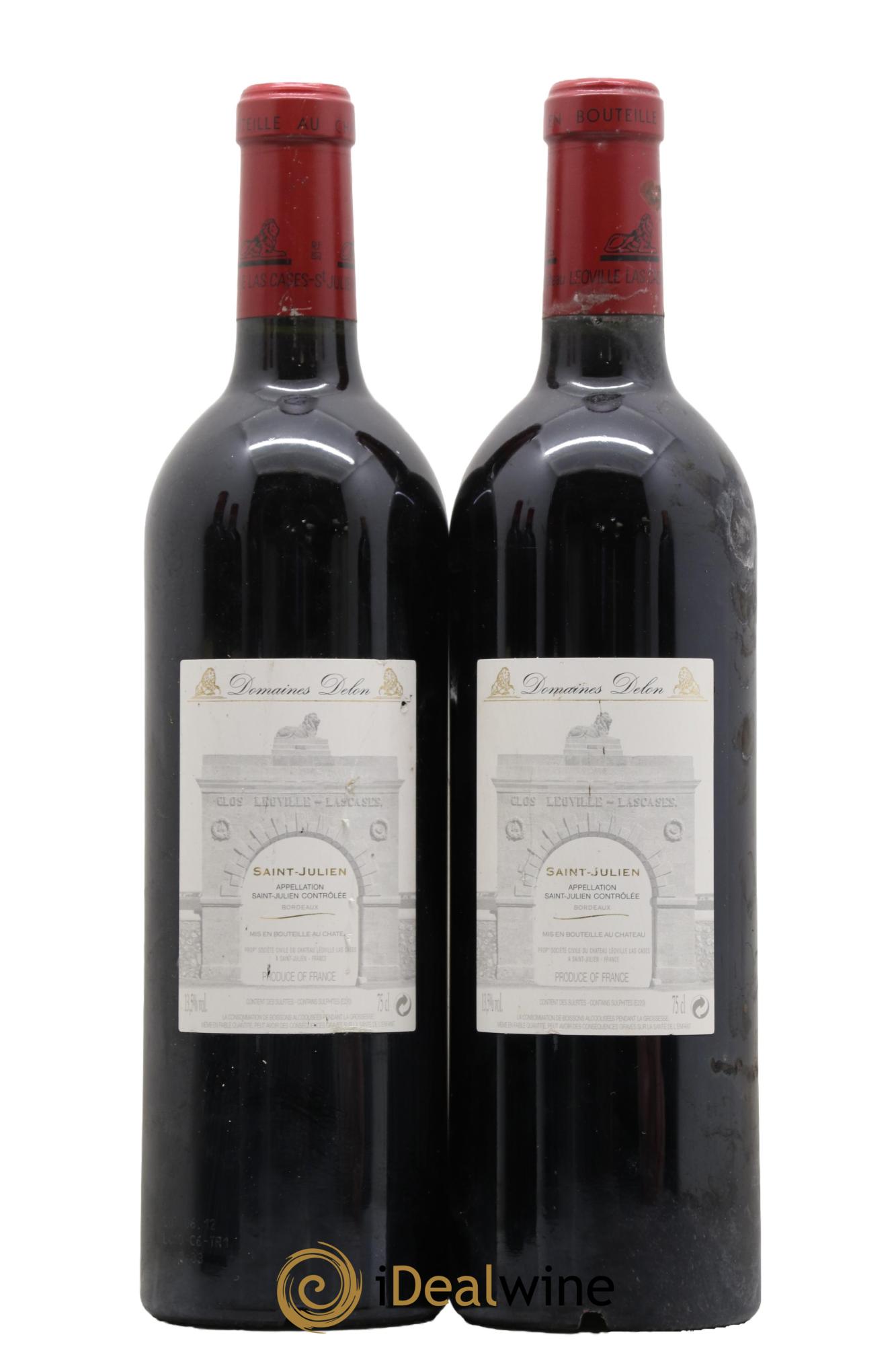 Château Léoville Las Cases 2ème Grand Cru Classé 2010 - Lotto di 2 bottiglie - 1