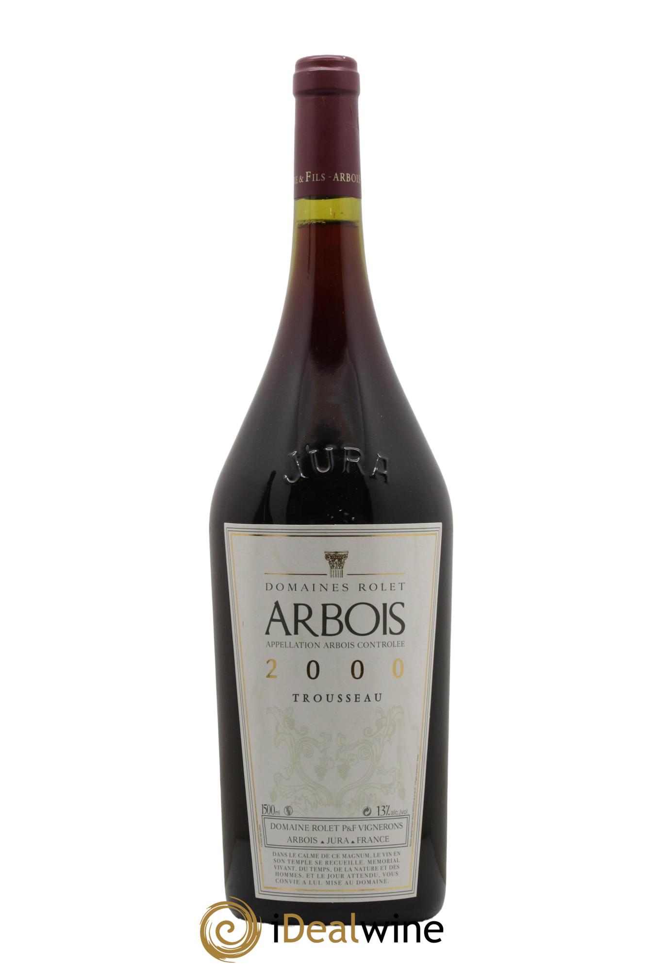 Arbois Trousseau Domaine Rolet  2000 - Posten von 1 Magnum - 0