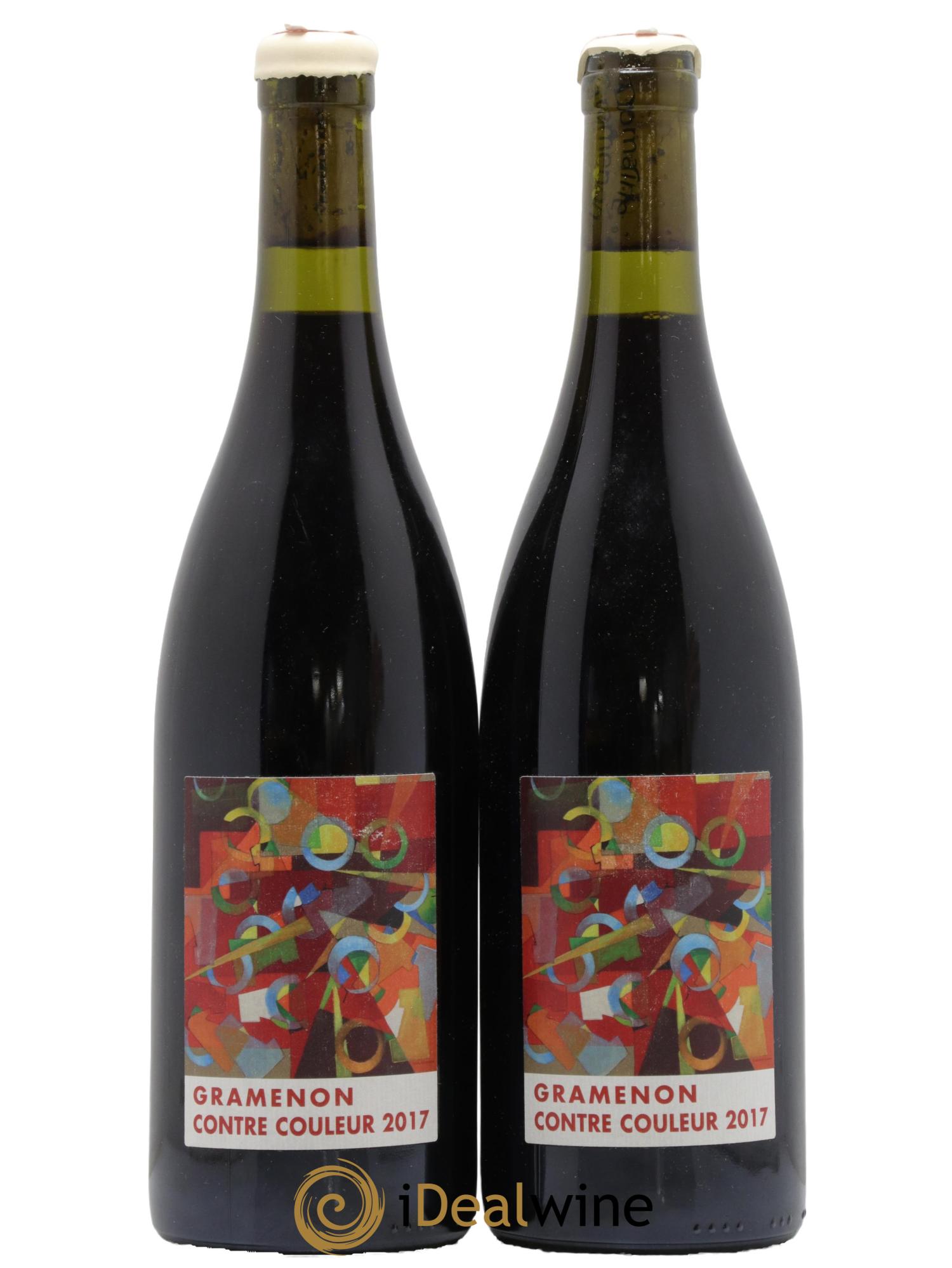 Côtes du Rhône Contre-Couleur  Gramenon (Domaine) 2017 - Lotto di 2 bottiglie - 0