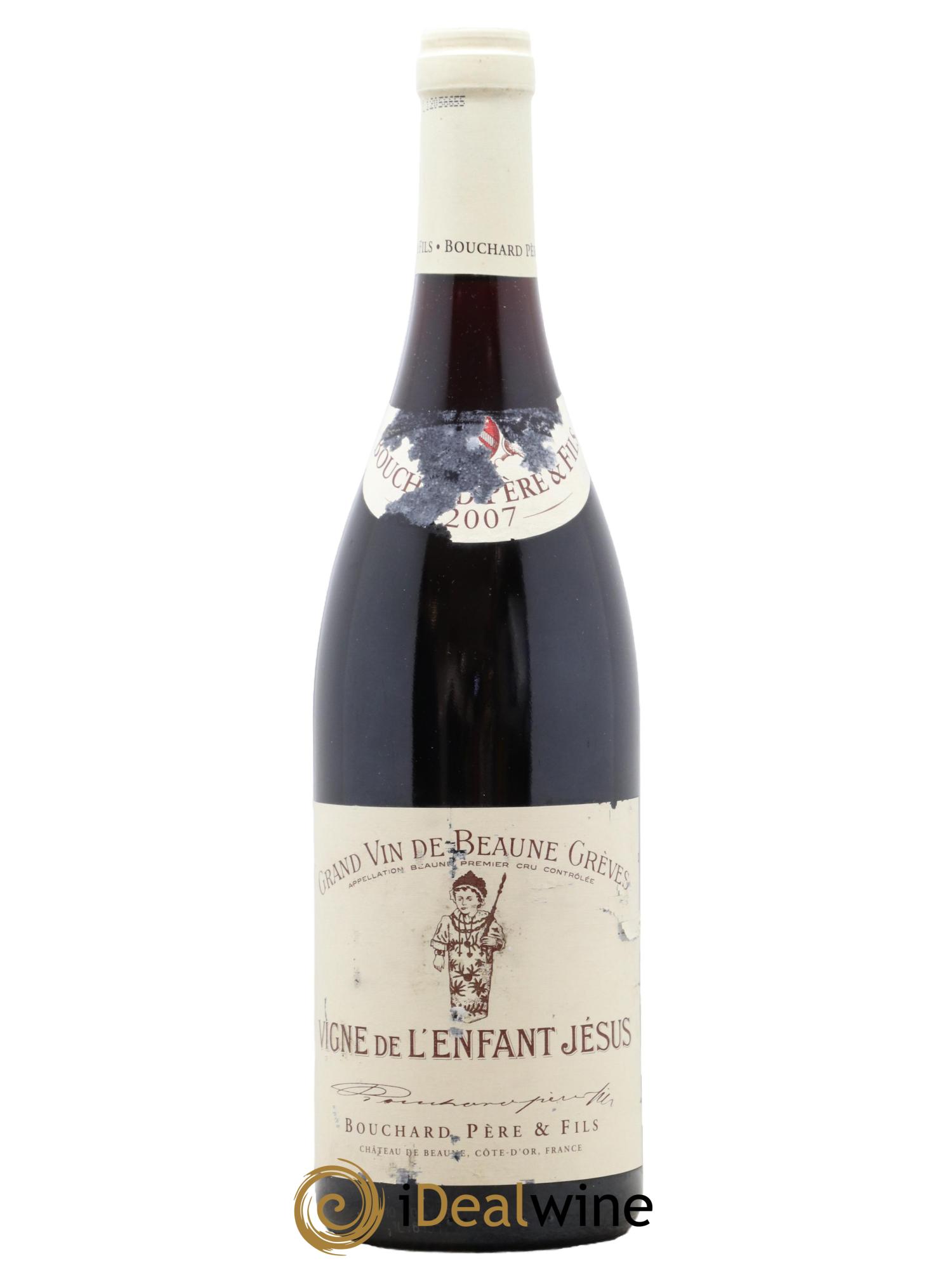 Beaune 1er Cru Grèves - Vigne de l'Enfant Jésus Bouchard Père & Fils 2007 - Lot of 1 bottle - 0