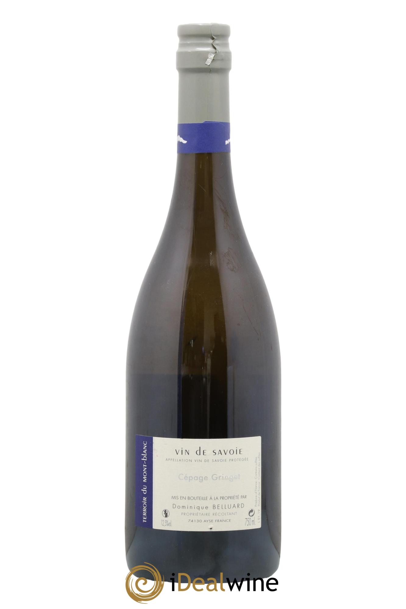 Vin de Savoie Les Alpes Domaine Belluard 2019 - Posten von 1 Flasche - 1