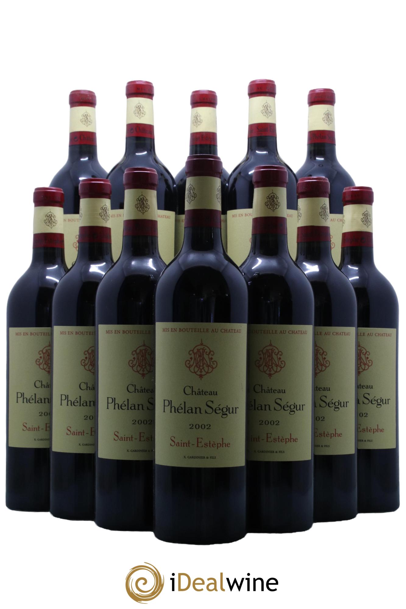 Château Phélan Ségur  2002 - Lot de 12 bouteilles - 0