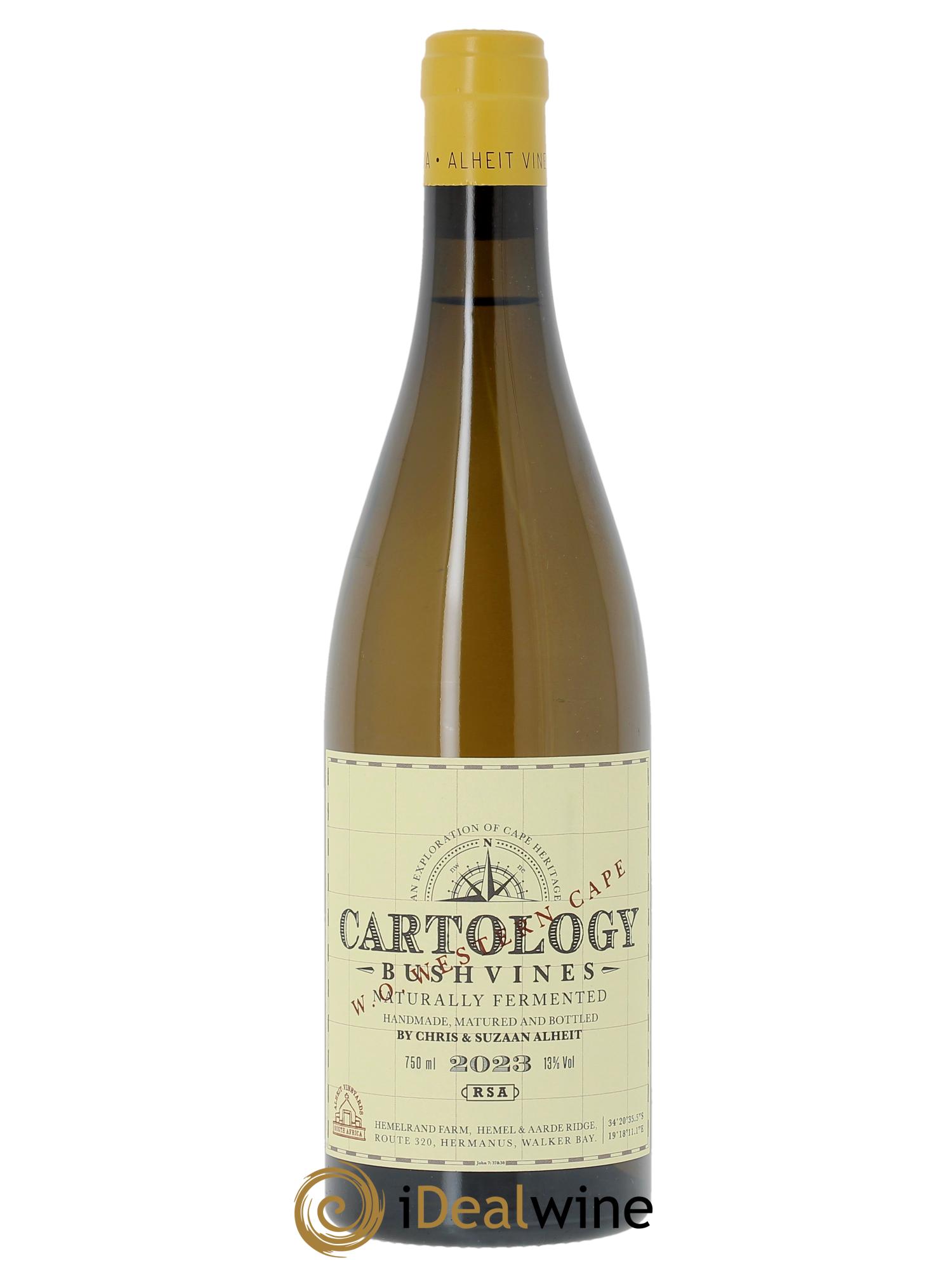 Western Cape Alheit Vineyards Cartology  2023 - Lot de 1 bouteille - 0