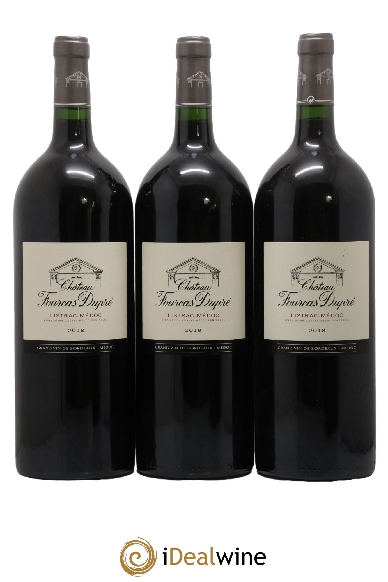 Château Fourcas Dupré  2018 - Lot of 3 magnums - 0