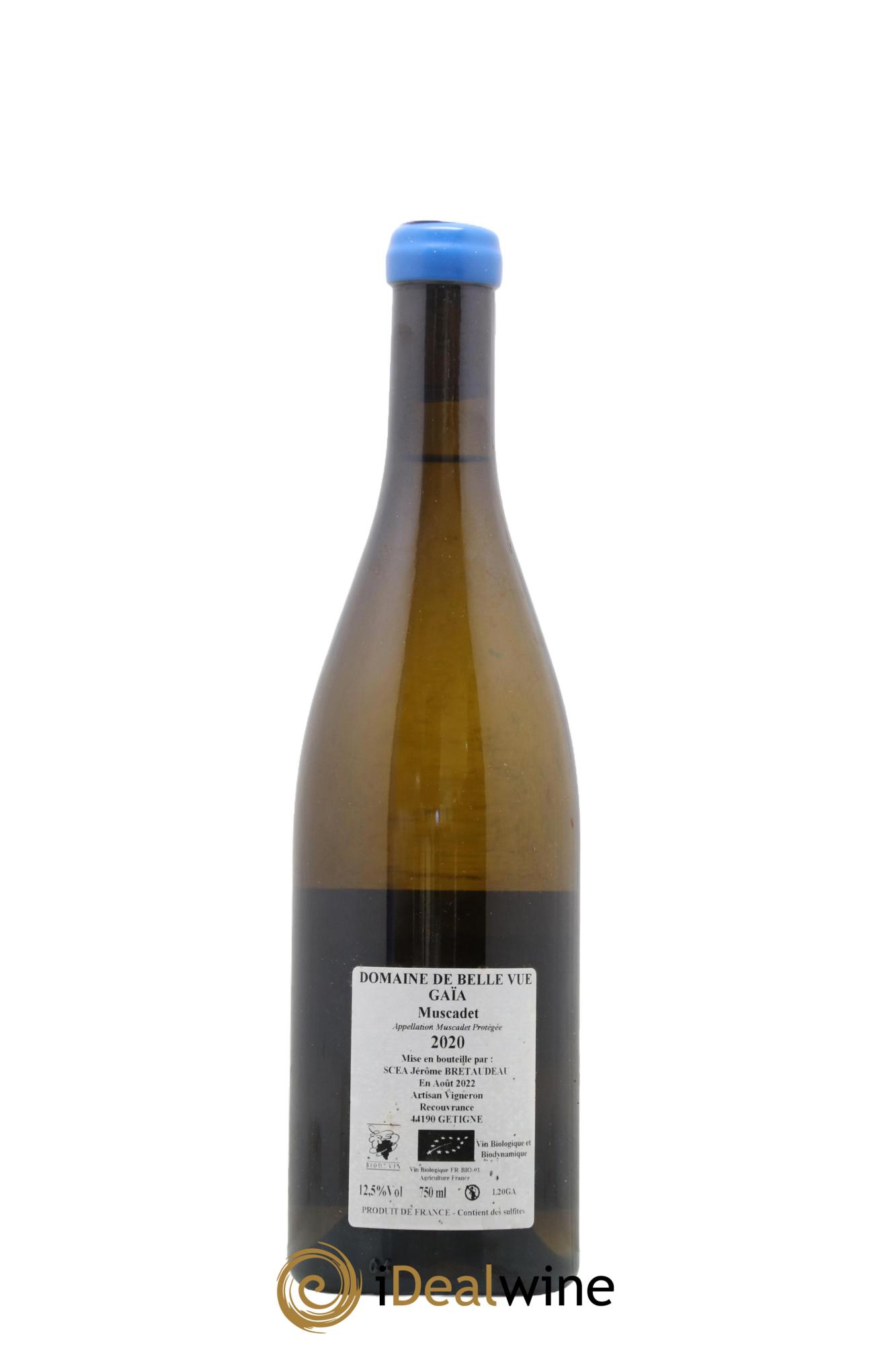 Muscadet-Sèvre-et-Maine Gaia Jérôme Bretaudeau - Domaine de Bellevue 2020 - Lot of 1 bottle - 1