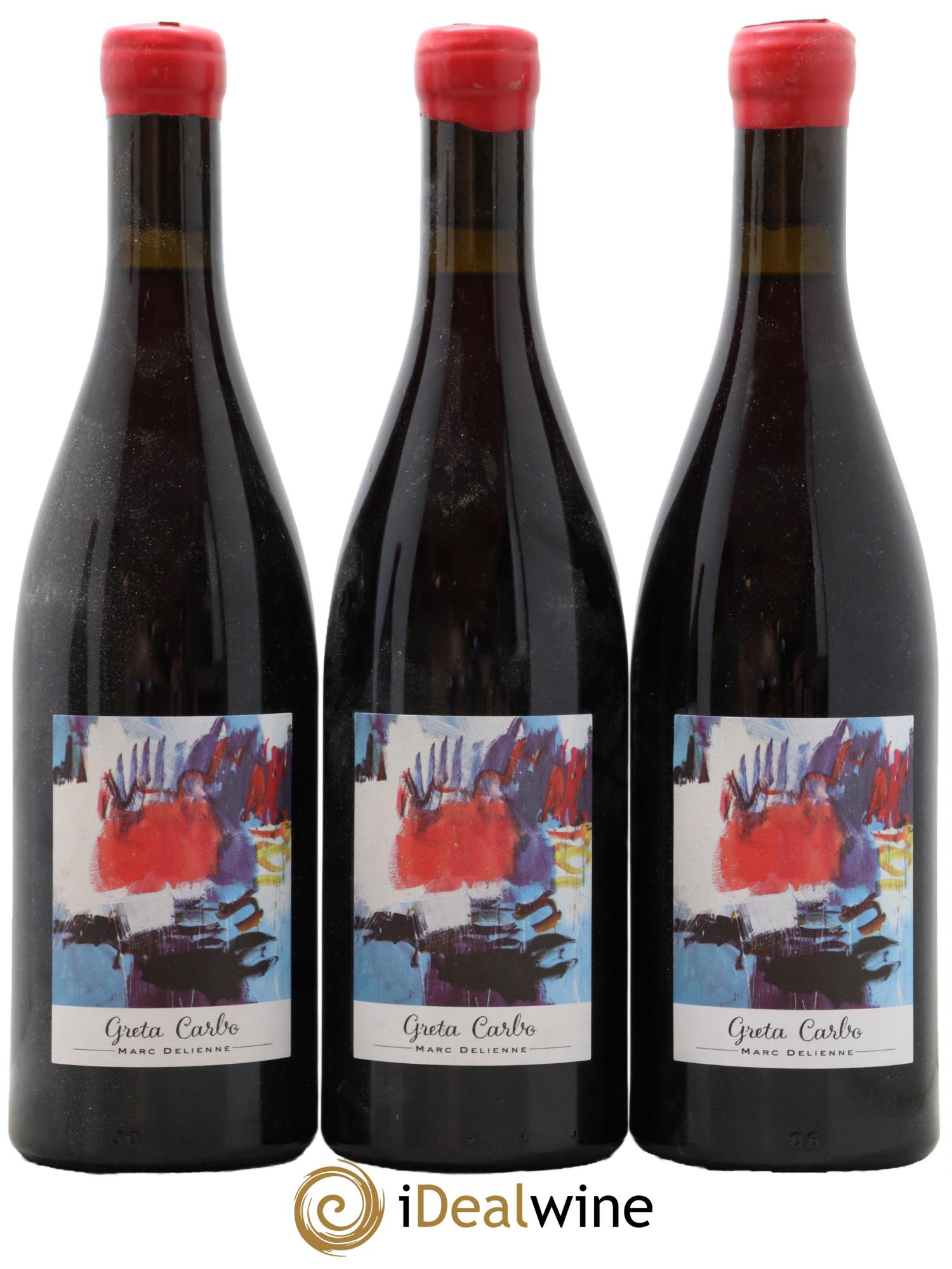 Fleurie Greta Carbo Marc Delienne 2016 - Lot de 3 bouteilles - 0