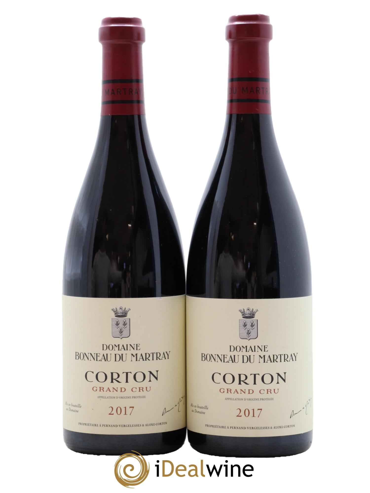 Corton Grand Cru Bonneau du Martray (Domaine) 2017 - Lotto di 2 bottiglie - 0