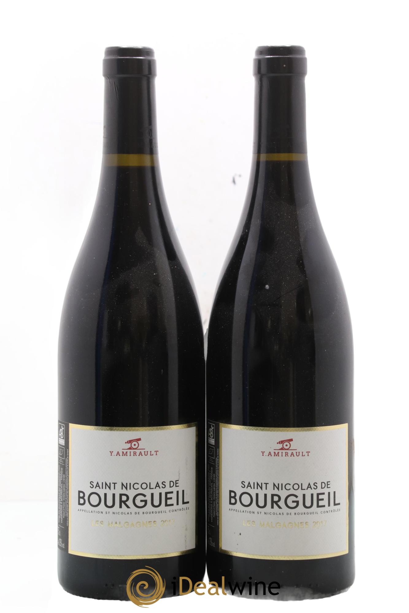 Saint-Nicolas de Bourgueil Les Malgagnes Yannick Amirault (Domaine) 2017 - Posten von 2 Flaschen - 0