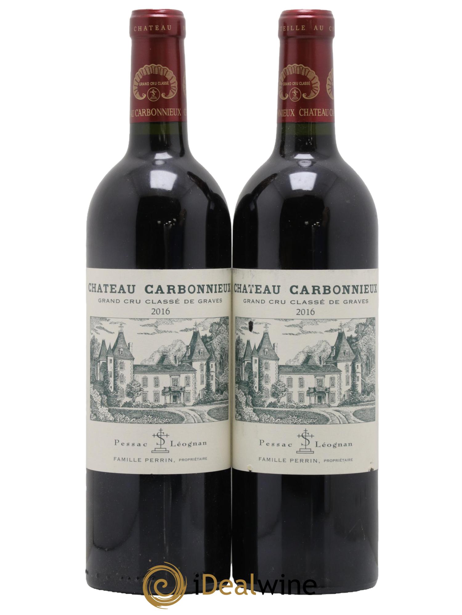 Château Carbonnieux Cru Classé de Graves 2016 - Lot de 2 bouteilles - 0