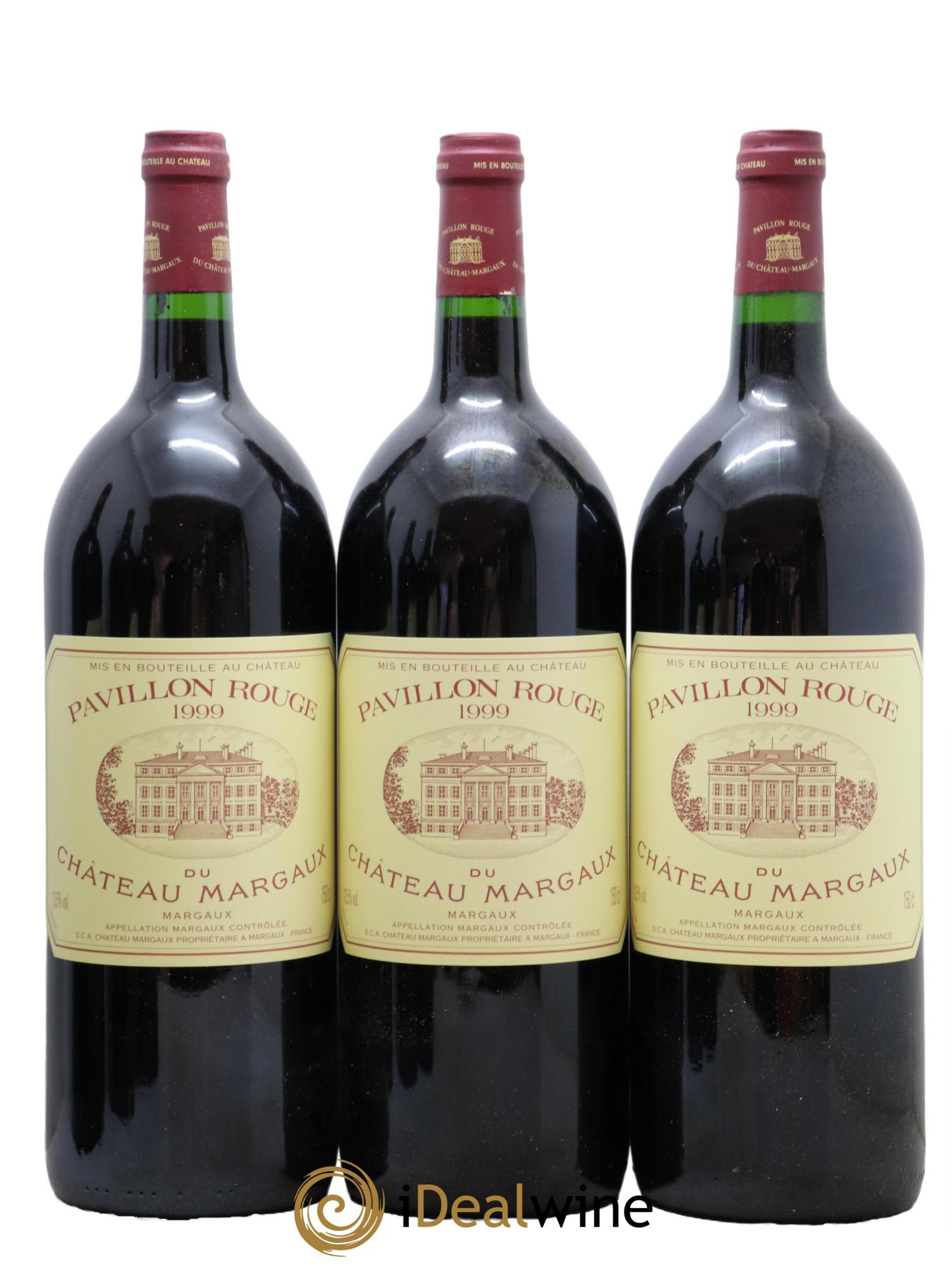 Pavillon Rouge du Château Margaux Second Vin  1999 - Posten von 6 Magnum - 1