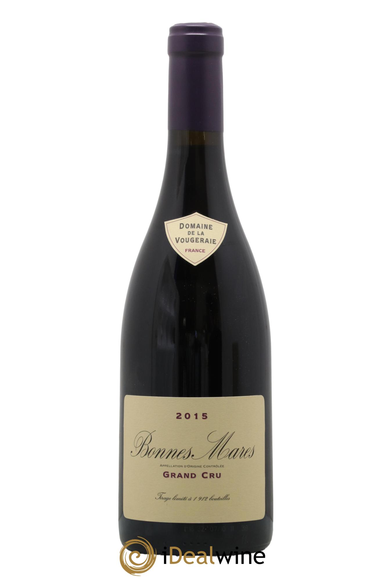 Bonnes-Mares Grand Cru La Vougeraie 2015 - Lot de 1 bouteille - 0