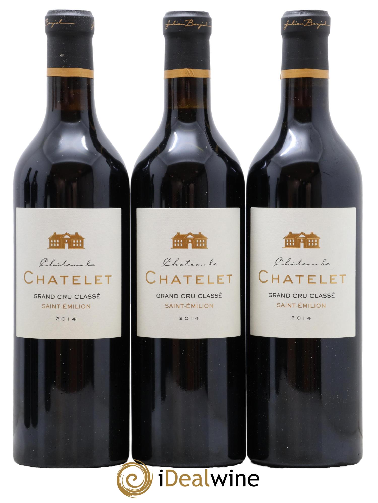 Saint-Émilion Grand Cru Chateau Le Chatelet 2014 - Lot de 6 bouteilles - 2