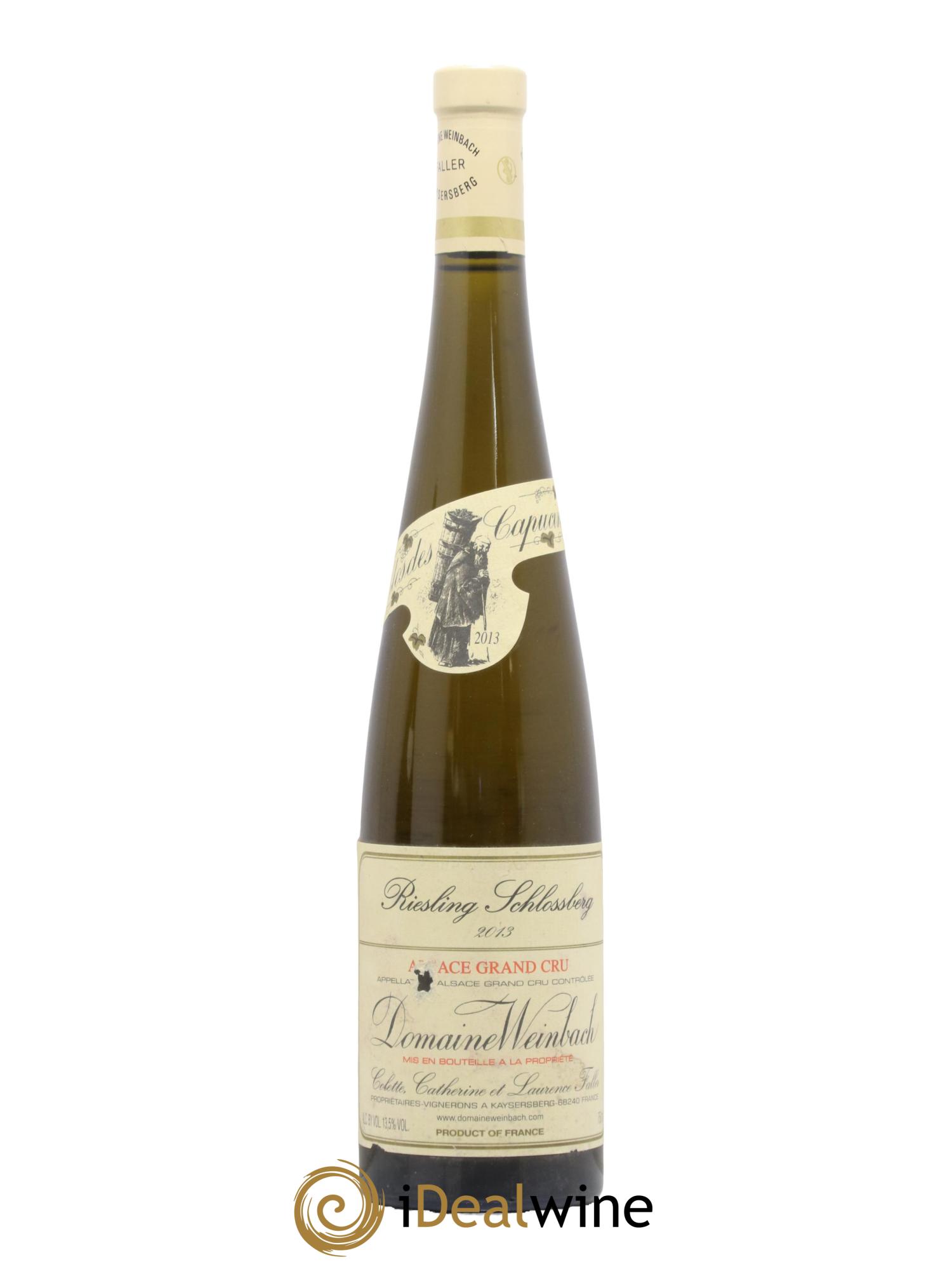 Alsace Grand Cru Schlossberg Riesling Weinbach (Domaine) 2013 - Lot de 1 bouteille - 0