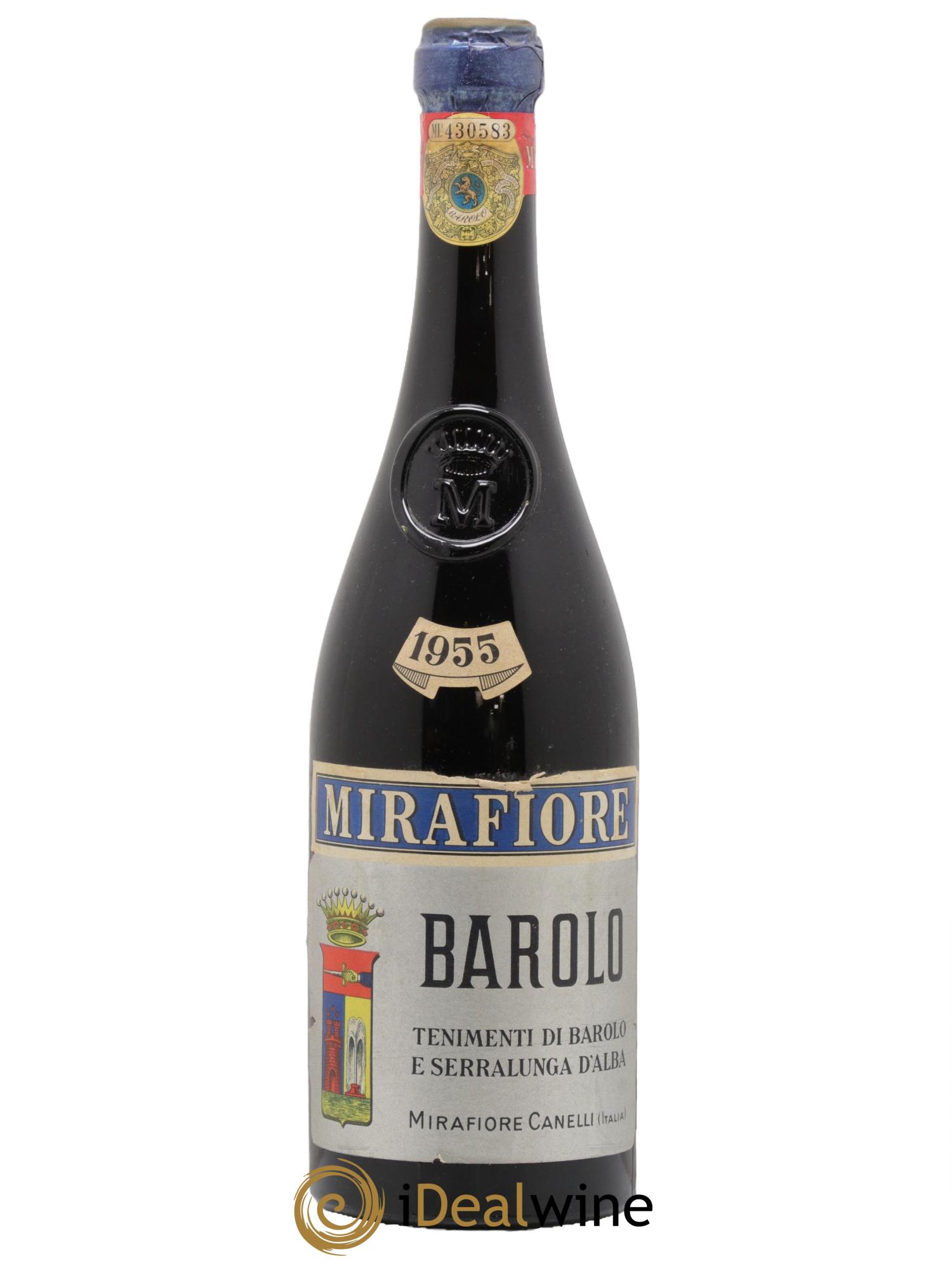 Barolo DOCG Canelli Mirafiore 1955 - Lotto di 1 bottiglia - 0