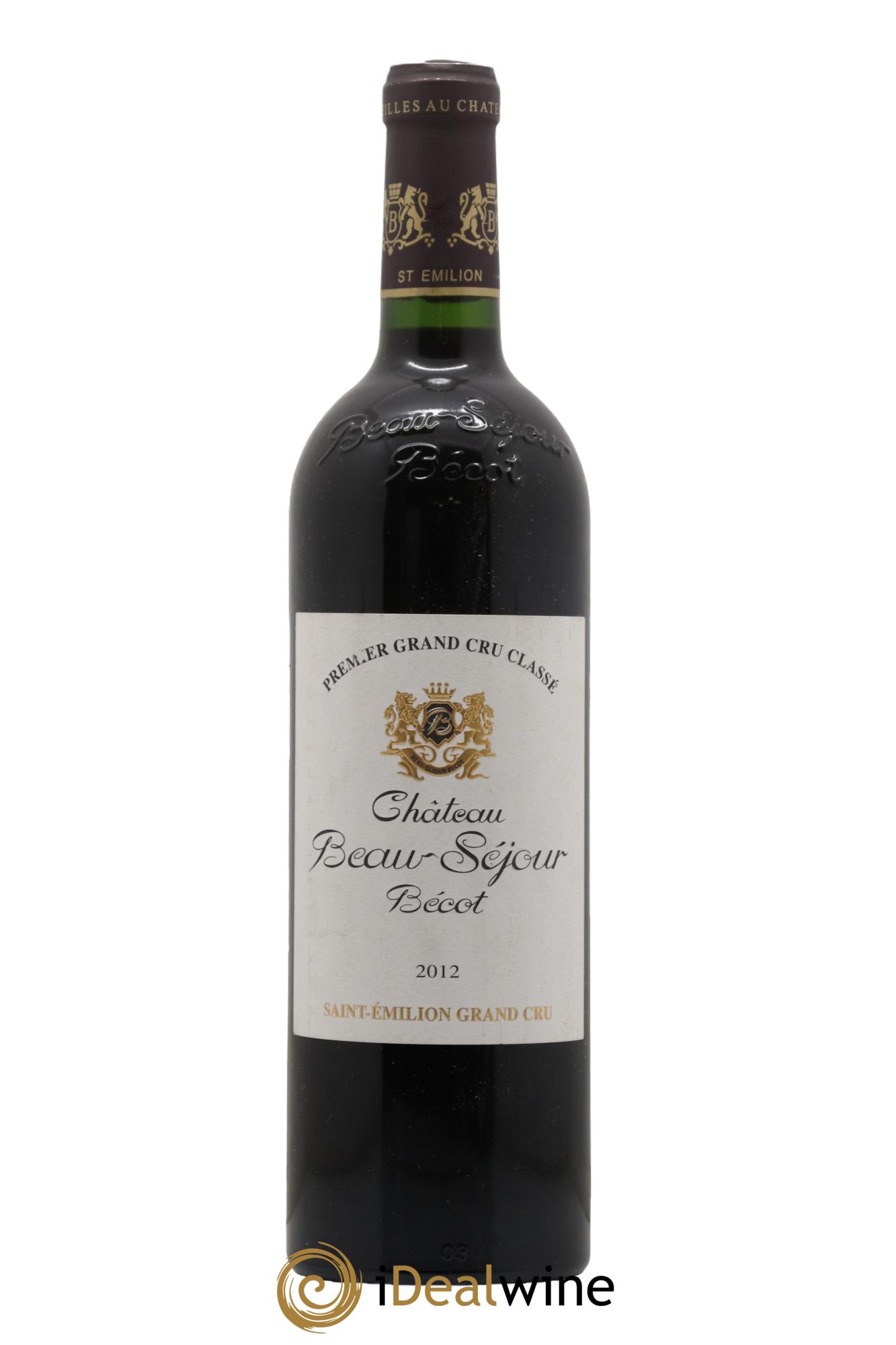 Château Beau-Séjour Bécot 1er Grand Cru Classé B 2012 - Lot de 1 bouteille - 0