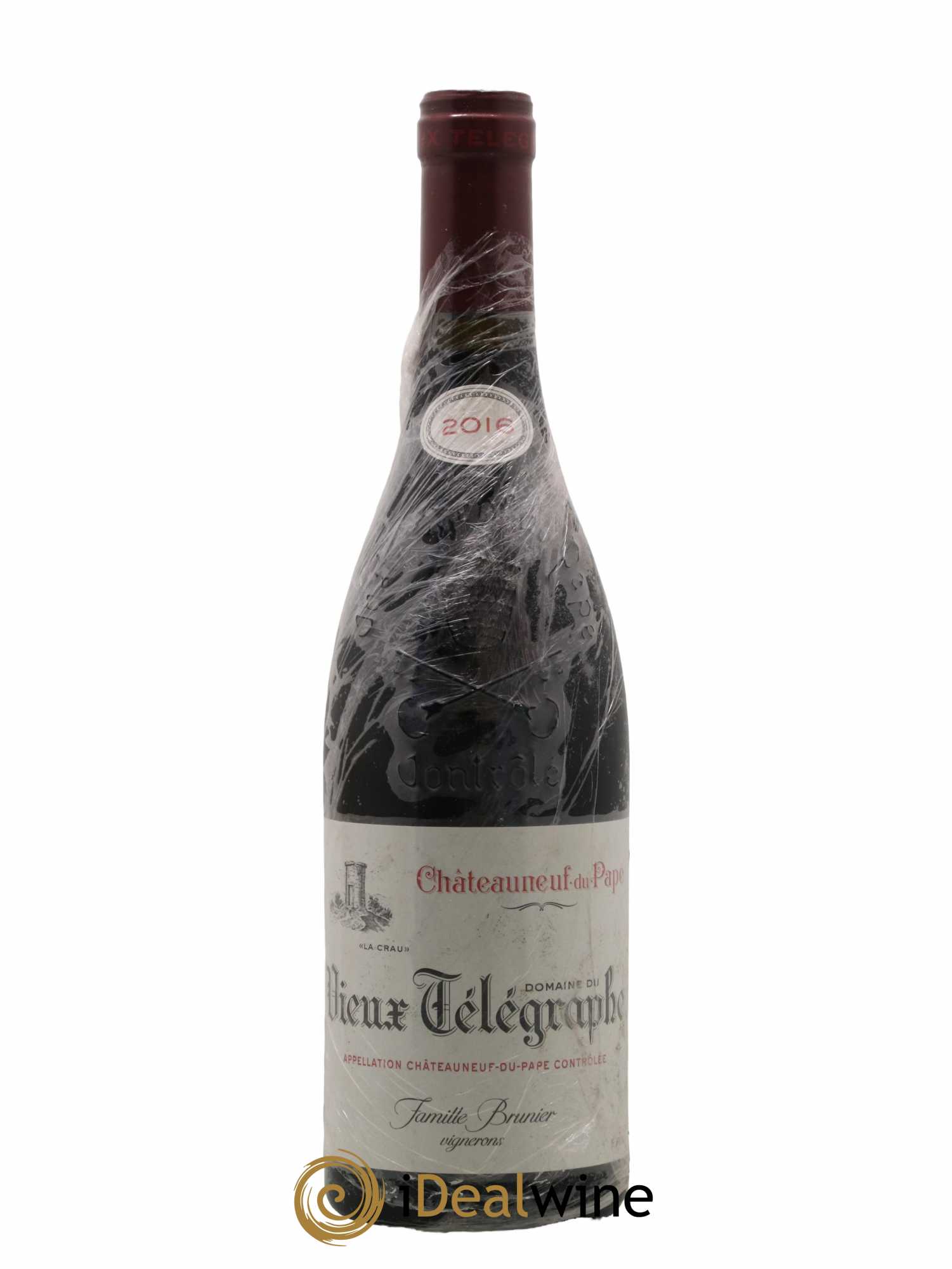 Châteauneuf-du-Pape Vieux Télégraphe (Domaine du) Vignobles Brunier 2016 - Lotto di 1 bottiglia - 0