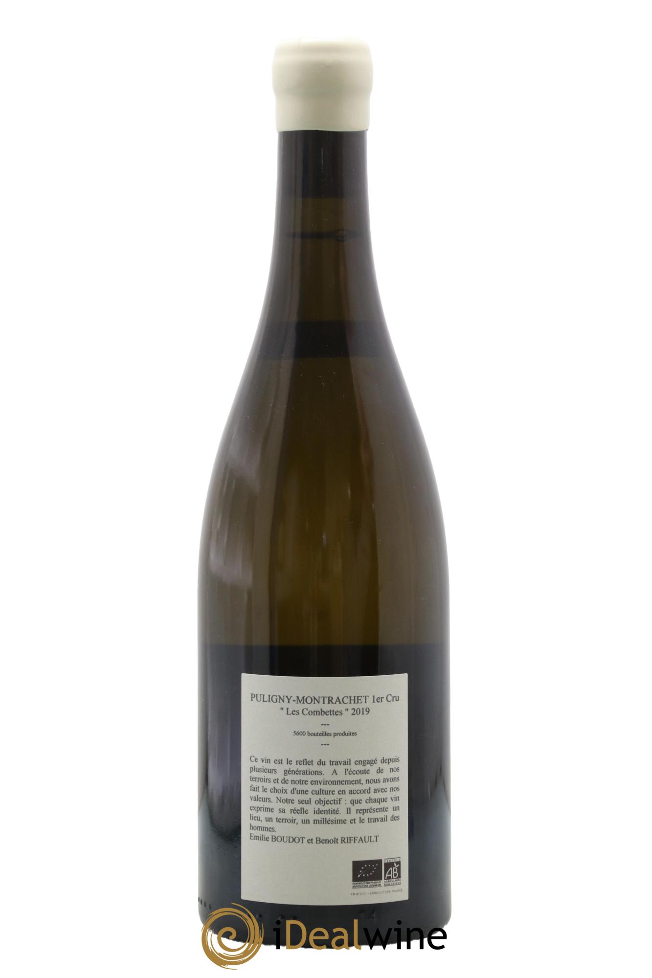 Puligny-Montrachet 1er Cru Les Combettes Etienne Sauzet 2019 - Lot de 1 bouteille - 1