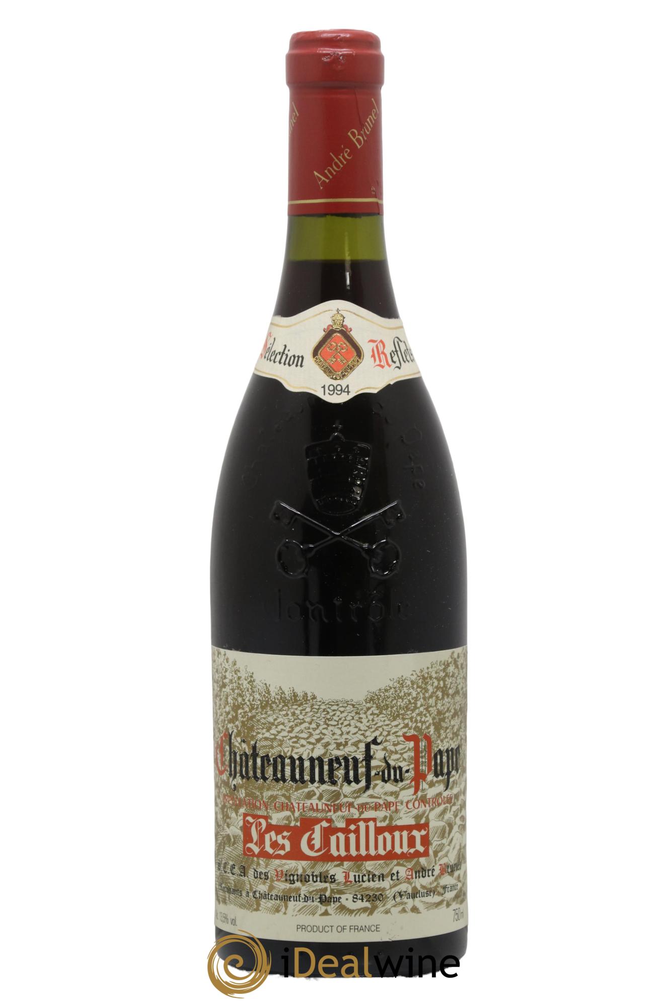 Châteauneuf-du-Pape Les Cailloux André Brunel  1994 - Posten von 1 Flasche - 0